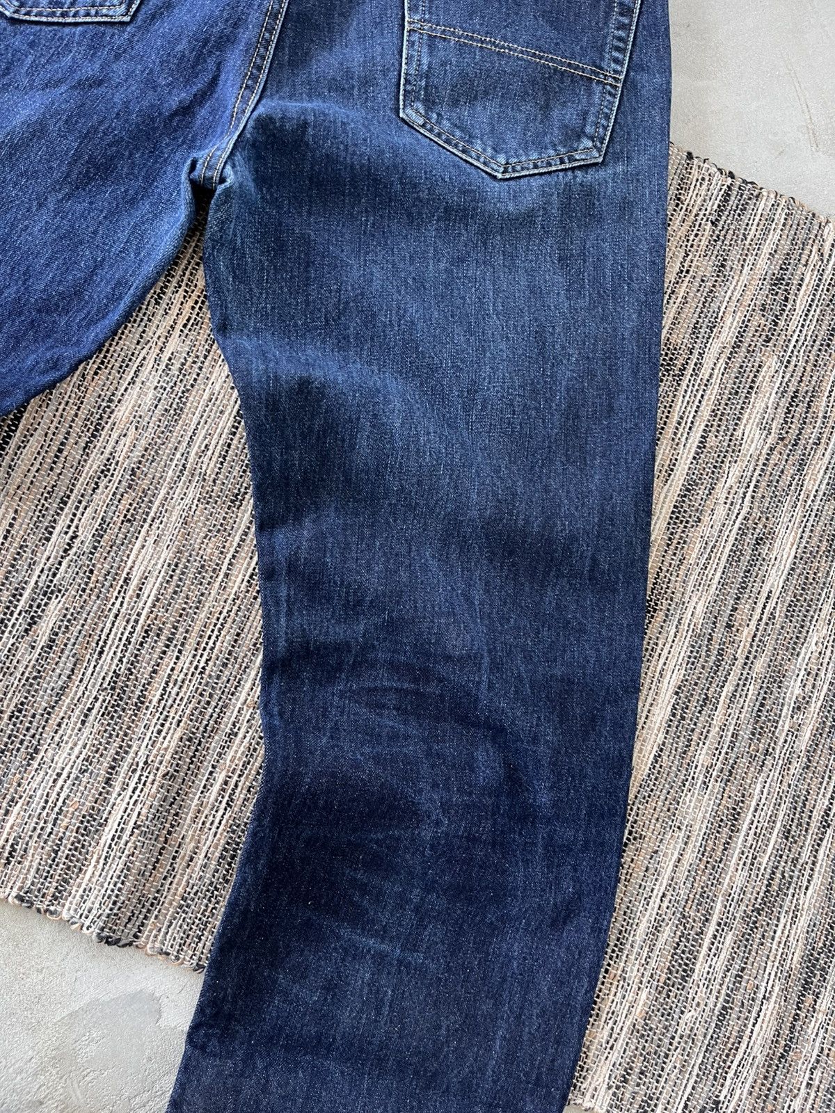 Tommy Hilfiger 00s Vintage Tommy Hilfiger Denim Jeans Navy Pants straigh Size US 34 / EU 50 - 15 Thumbnail