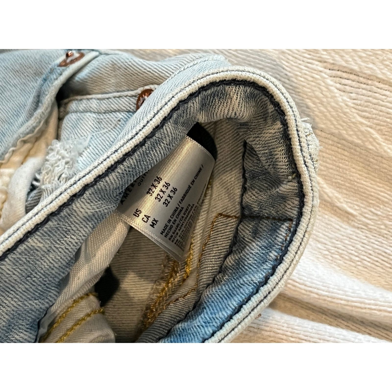 American Eagle Outfitters American Eagle Athletic Skinny Fit Jeans Mens 32x36 Size US 32 / EU 48 - 5 Thumbnail
