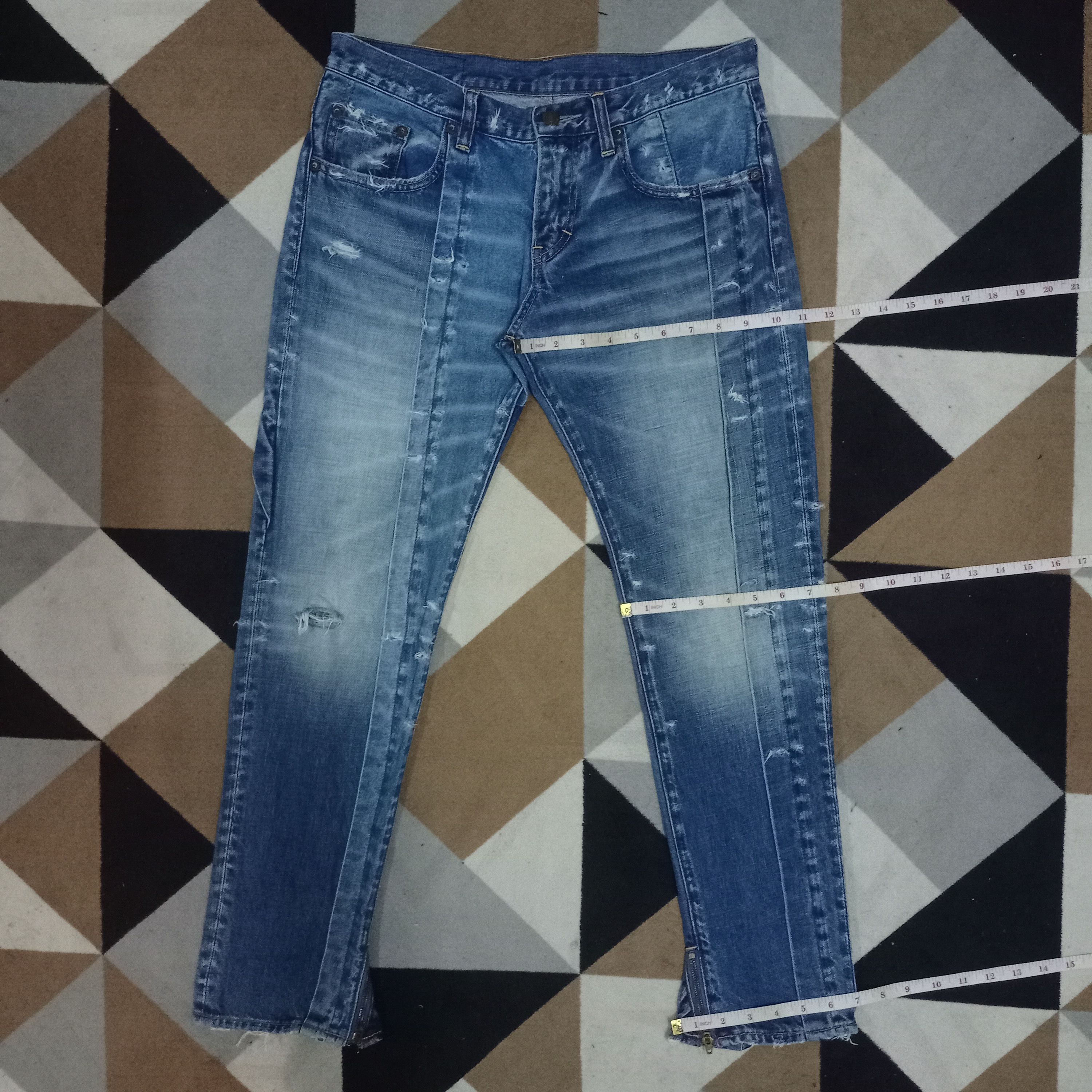 Japanese Brand Vintage Japanese Rna Inc Avant Garde Style Jeans Size 30" / US 8 / IT 44 - 12 Thumbnail