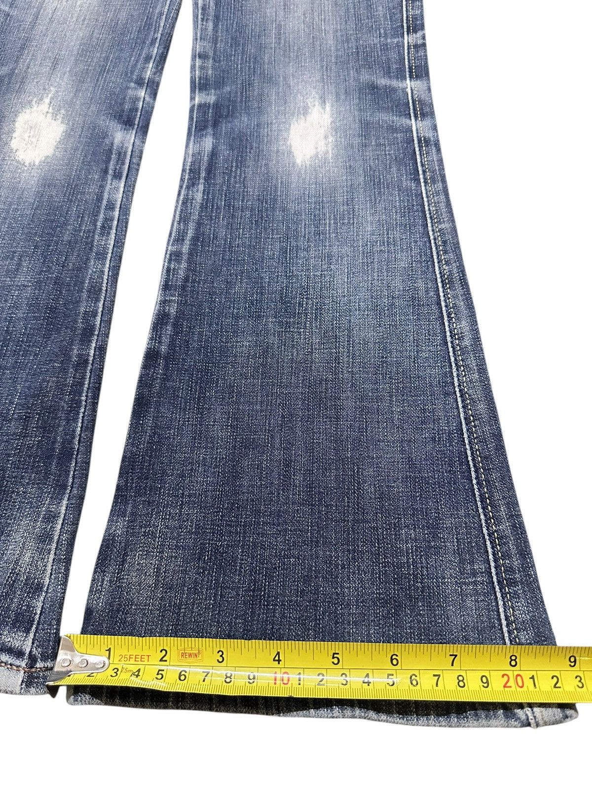 Edwin × Japanese Brand Vintage Edwin Something With WideLeg Bootcut Style Faded Size US 28 / EU 44 - 18 Thumbnail