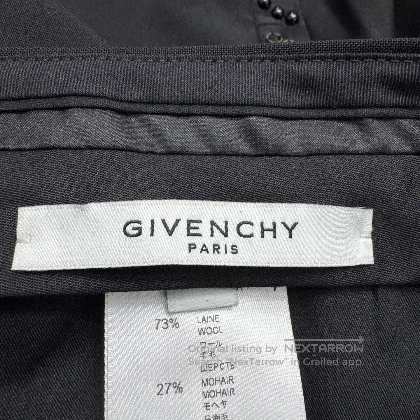 Givenchy Givenchy Stylish Pearl Wool Casual Pants| Size US 32 / EU 48 - 4 Thumbnail