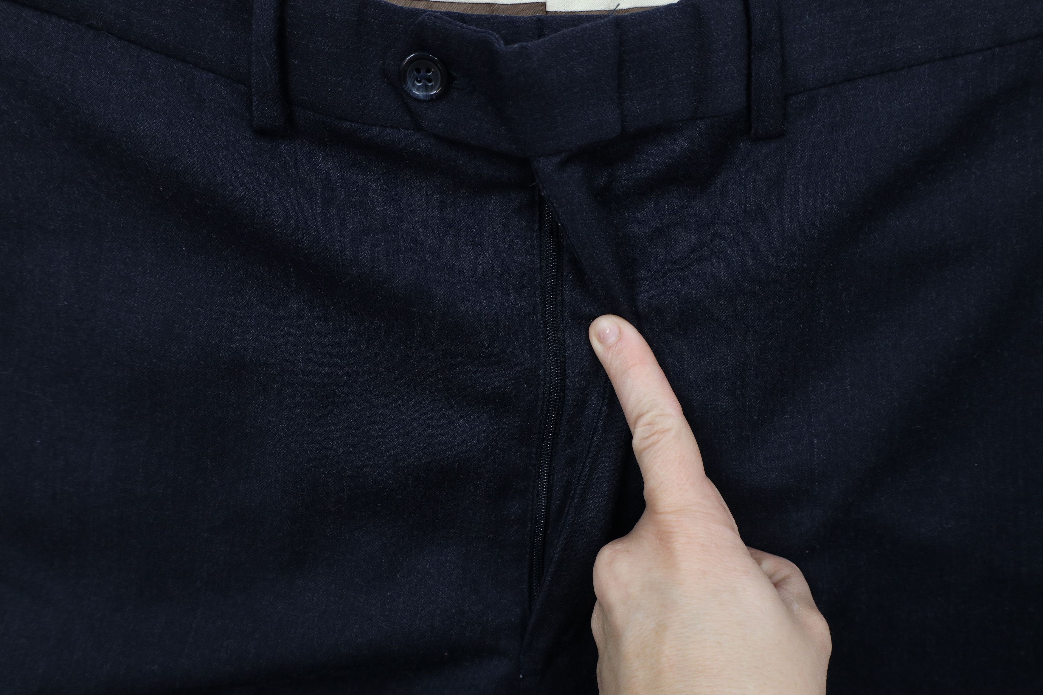 Vintage Vintage 90s Streetwear Wool Blend Wide Leg Chino Pants Size US 34 / EU 50 - 5 Thumbnail