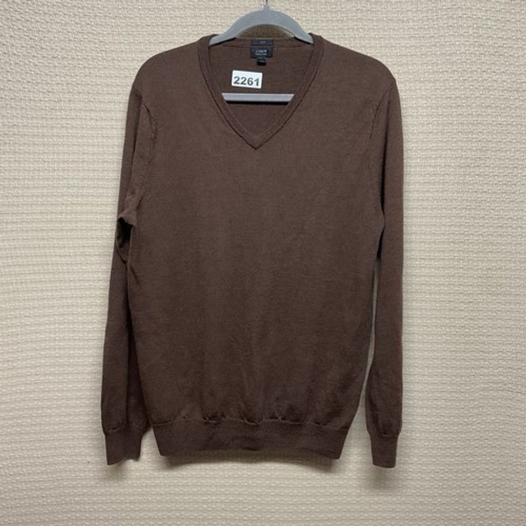 J.Crew J. Crew Slim Fit Wool V-Neck Sweater Pullover Men Size Large Size US L / EU 52-54 / 3 - 1 Thumbnail