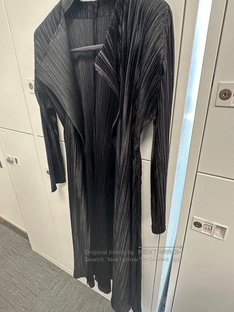 Issey Miyake Issey Miyake Black Long Trench Coat Size S / US 4 / IT 40 - 4 Thumbnail
