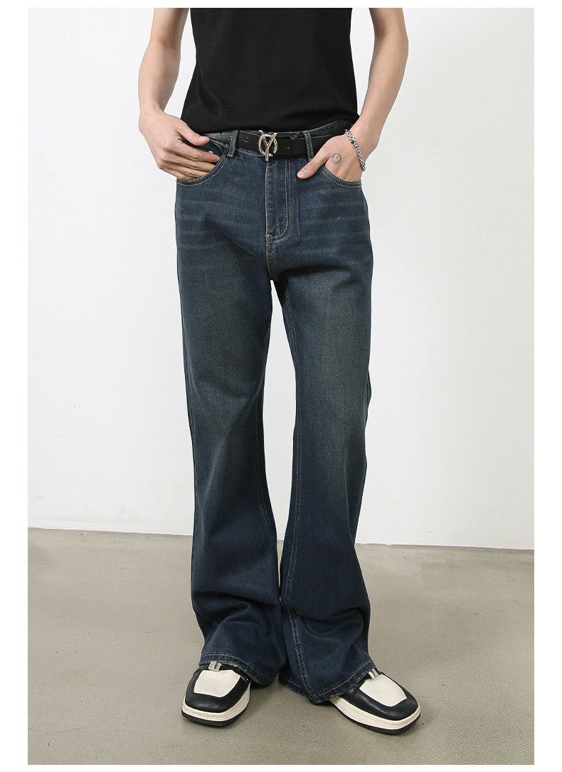 Japanese Brand × Jean Versatile casual high loose straight flared jeans Size US 32 / EU 48 - 1 Thumbnail