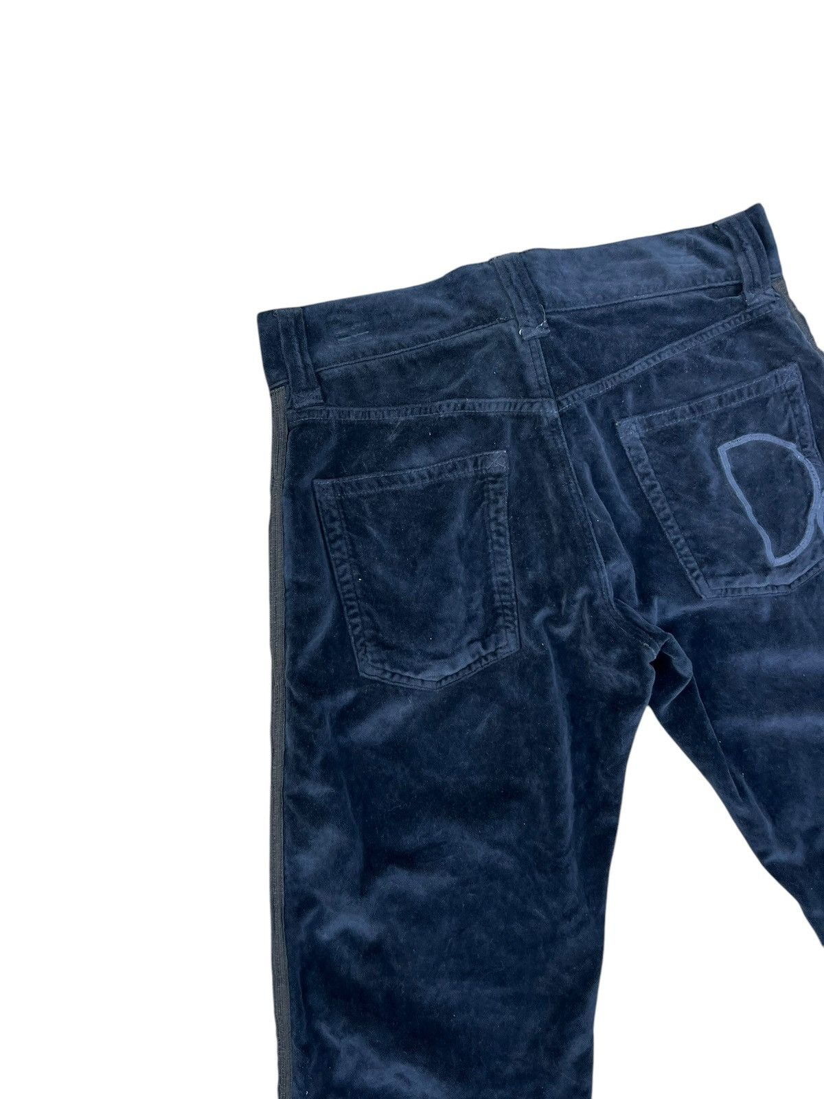 Dolce & Gabbana Dolce & Gabbana Italy Side Striped Velvet Trouser Pant Size US 30 / EU 46 - 12 Thumbnail