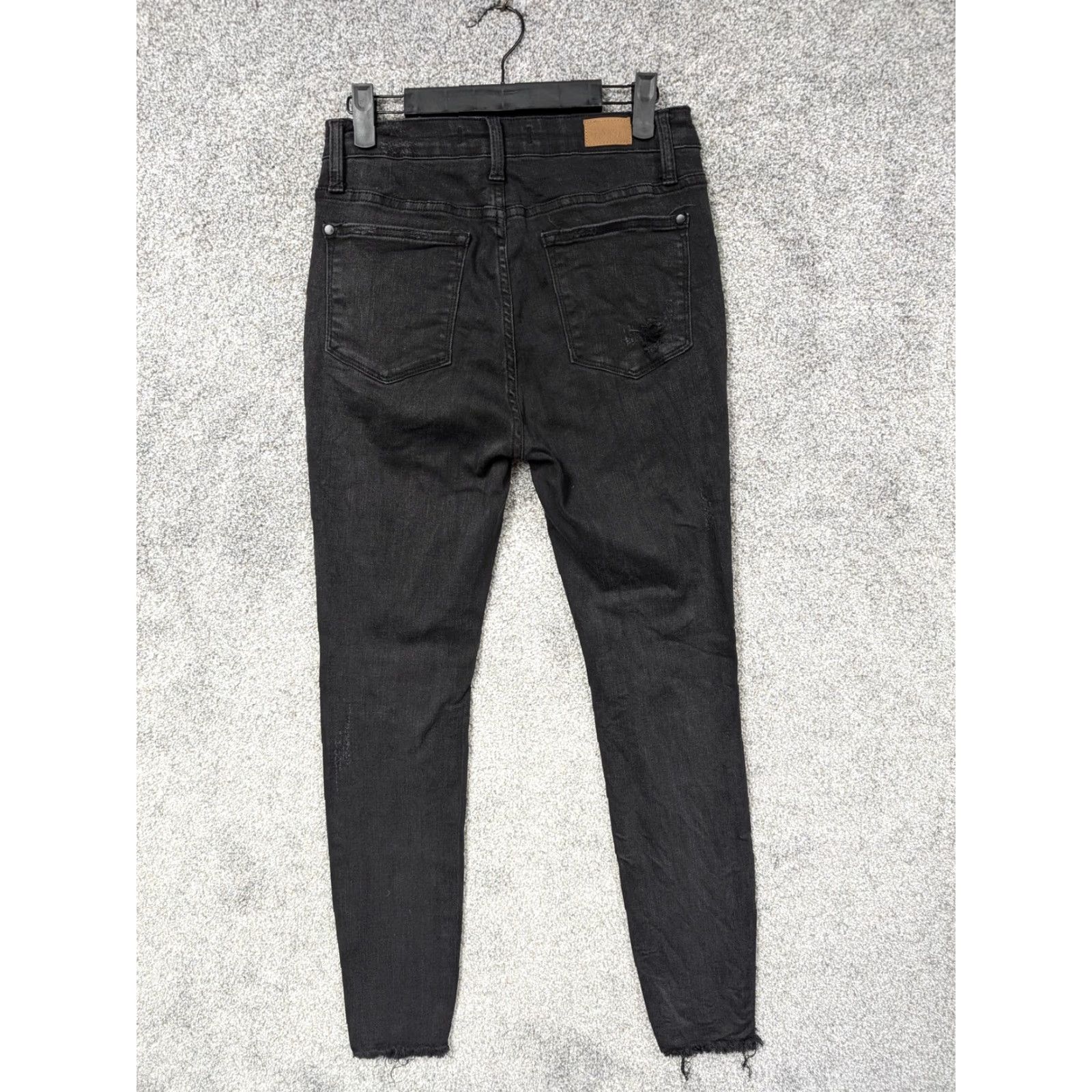 Vintage Judy Blue Jeans Womens Black High Rise Distressed Skinny Ankle Denim 5/27 Size 27" / US 4 / IT 40 - 5 Thumbnail