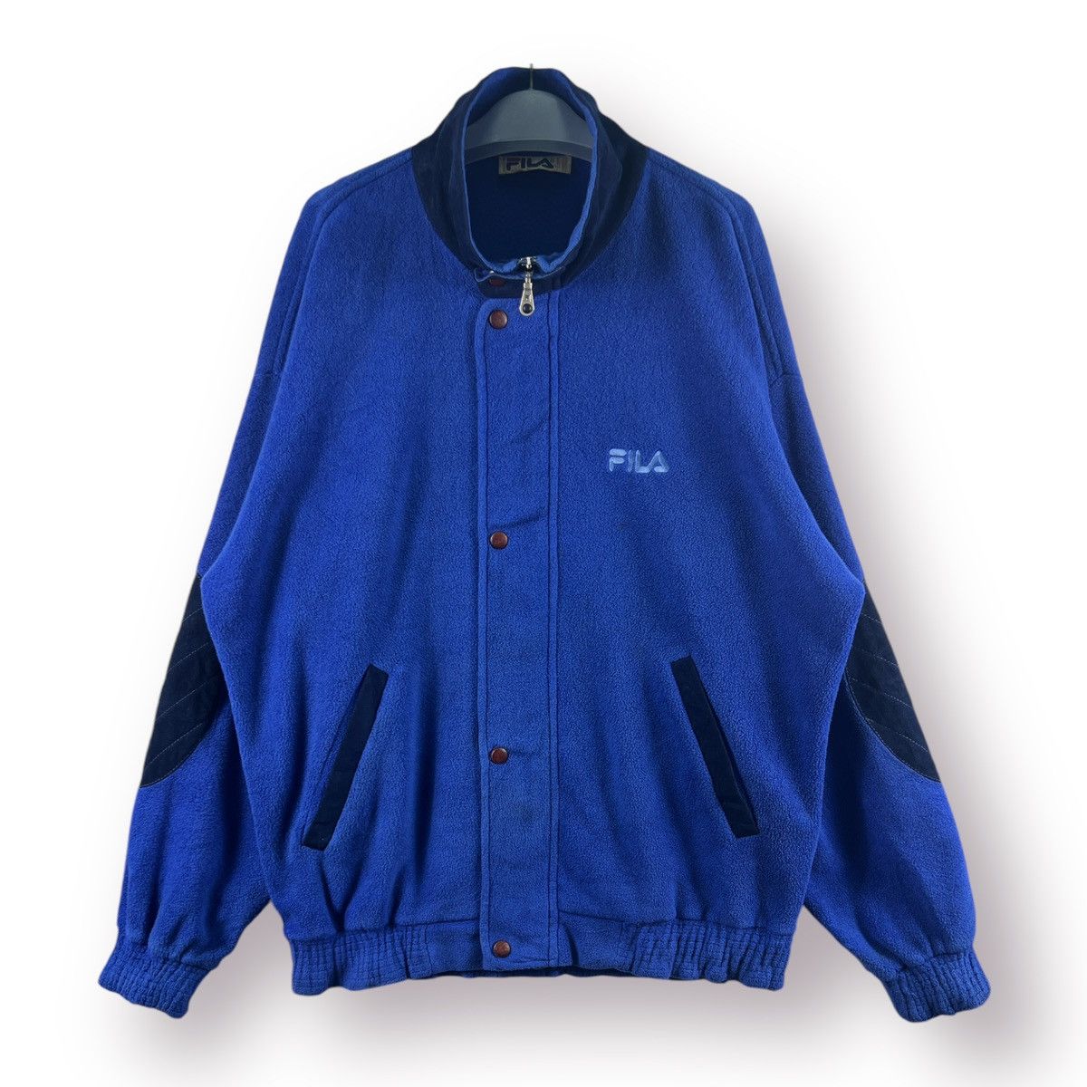 Fila 🔥 Vintage 90's FILA iCE- TECH MADE IN ITALY Fleece jacket Size US L / EU 52-54 / 3 - 1 Thumbnail
