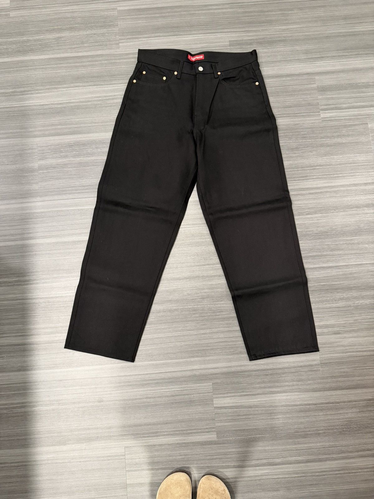 Supreme Rigid slim Fit Selvedge Jeans 30 デニム タックボタン