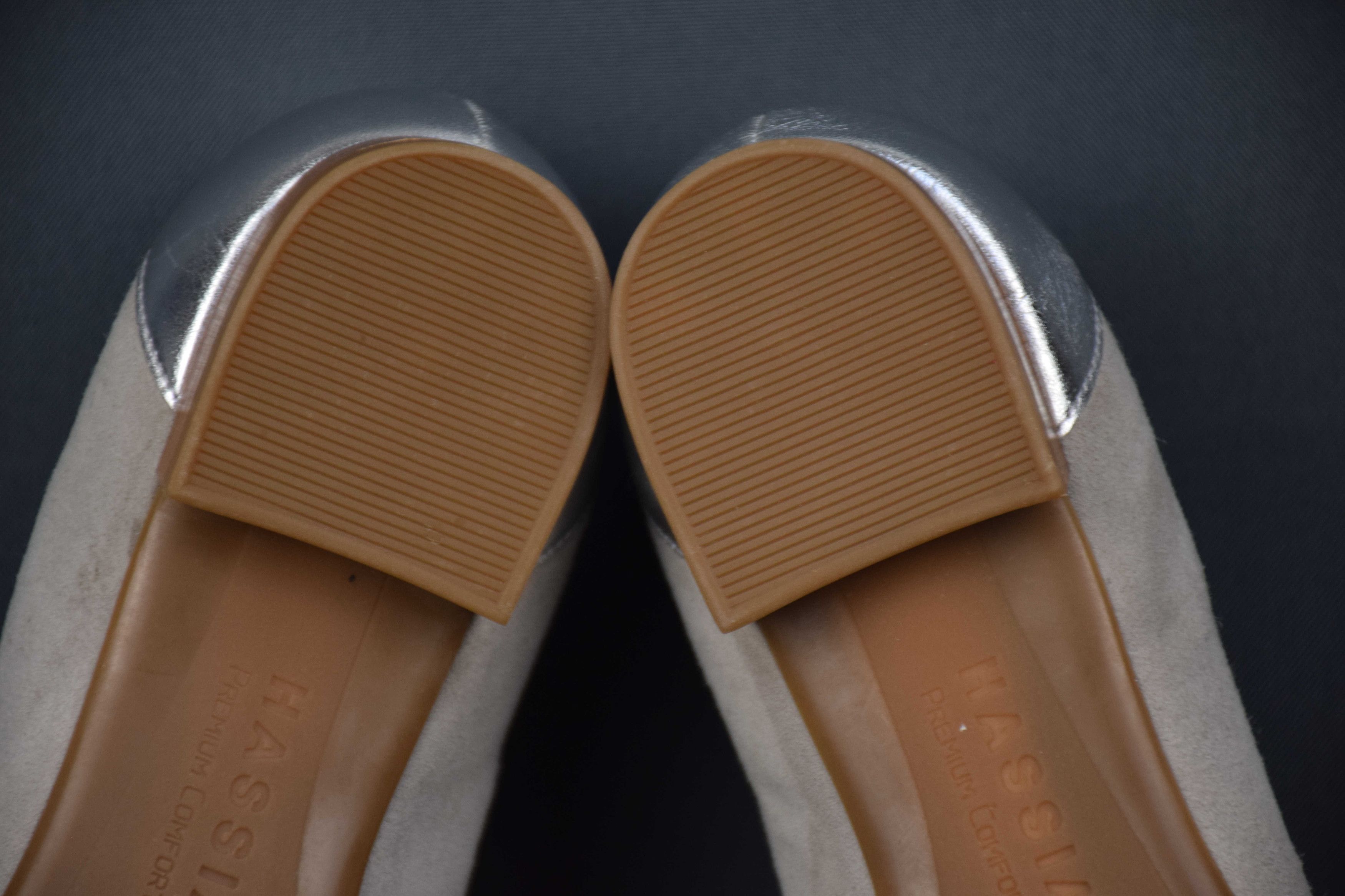 Handmade HASSIA Fermo-G Gray Bow Suede Ballet US 6 UK 3.5 Eu 37 Size US 6 / IT 36 - 12 Thumbnail