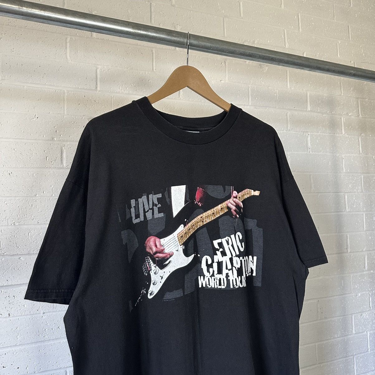 Vintage Eric Clapton 1998 World Tour T-Shirt Size US XL / EU 56 / 4 - 4 Thumbnail