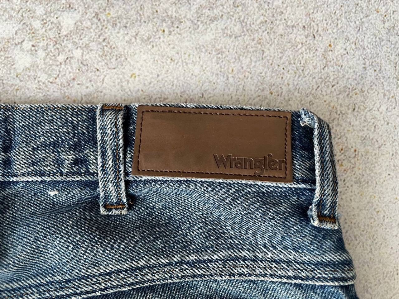 Vintage × Wrangler Vintage Wrangler Blue Denim Baggy Pants Y2K Ultra Rare Item Size US 32 / EU 48 - 4 Thumbnail