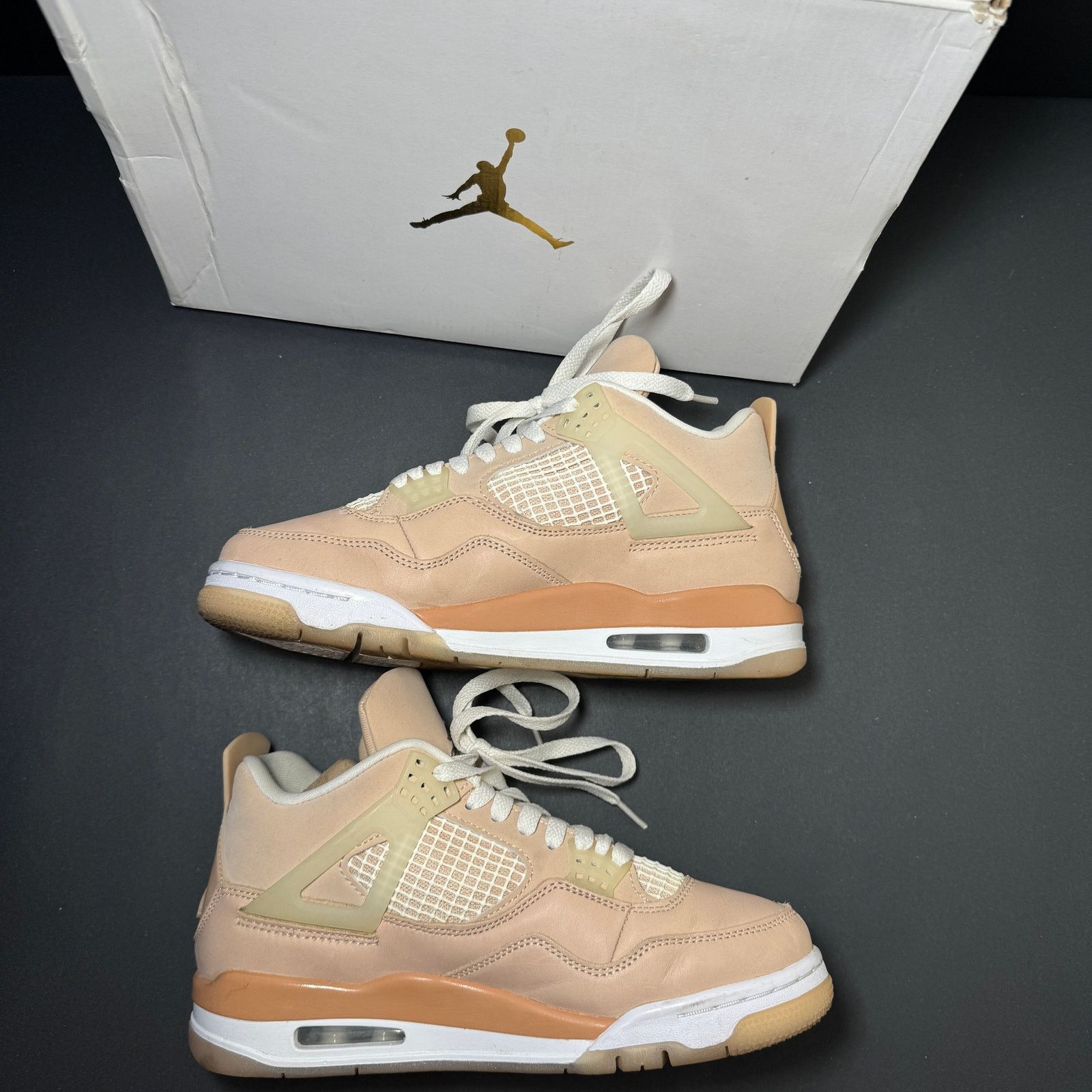 Jordan Brand × Nike Size 7.5 - Wmns Air Jordan 4 Retro Shimmer Women's Shoes Size US 7.5 / IT 37.5 - 3 Thumbnail