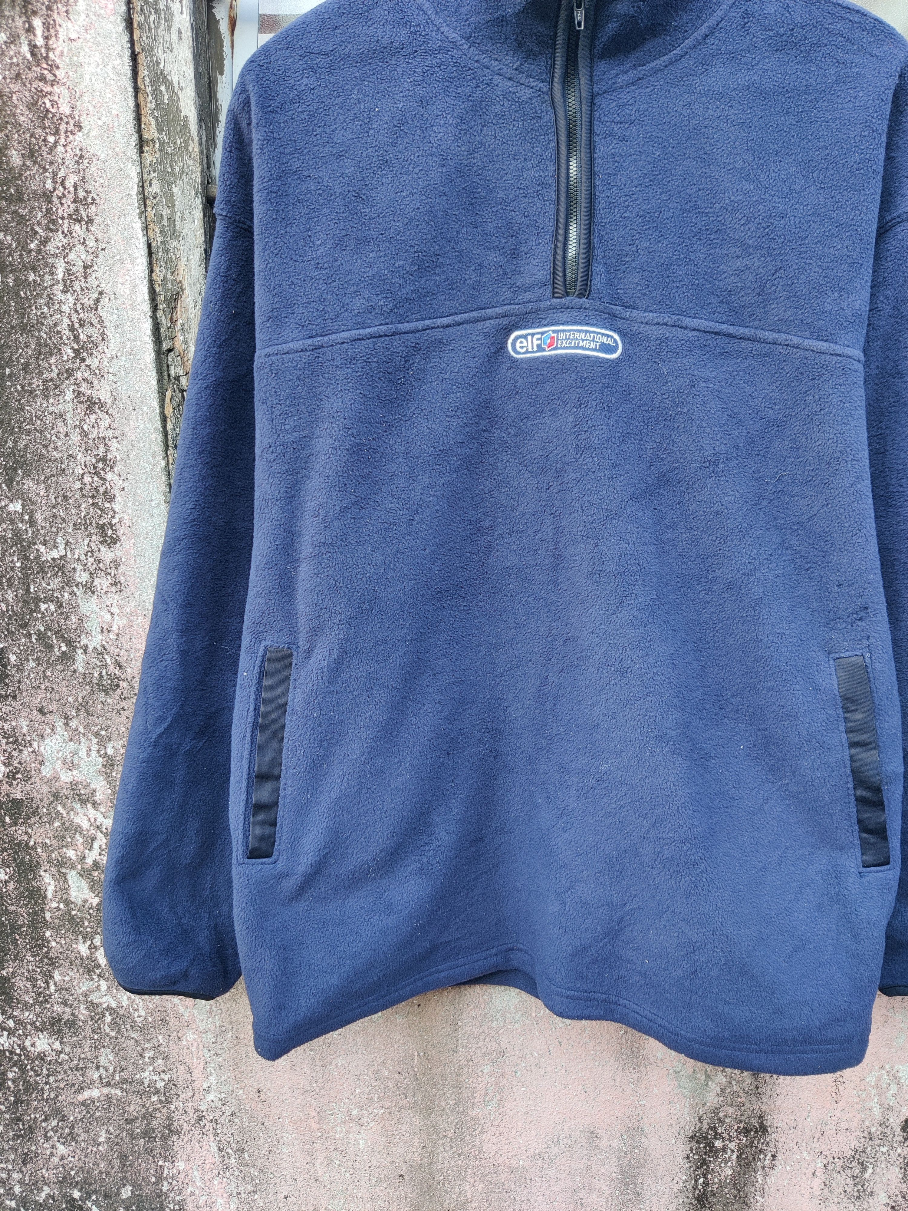 Vintage Vintage Elf International Quarter-Zip Fleece Jacket Size US L / EU 52-54 / 3 - 4 Thumbnail
