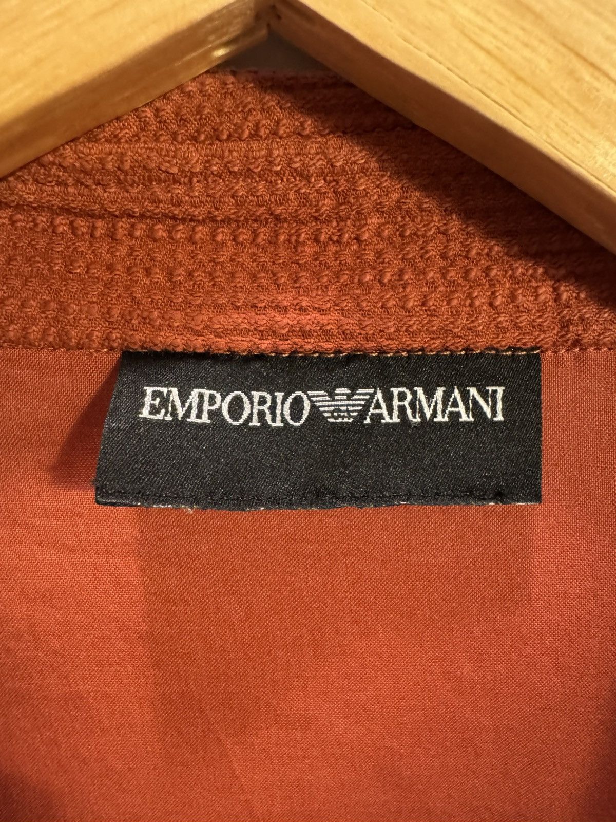 Emporio Armani Emporio Armani- Shirt - Color Rust- 15 ¾ (inches-neck) Size US M / EU 48-50 / 2 - 9 Thumbnail
