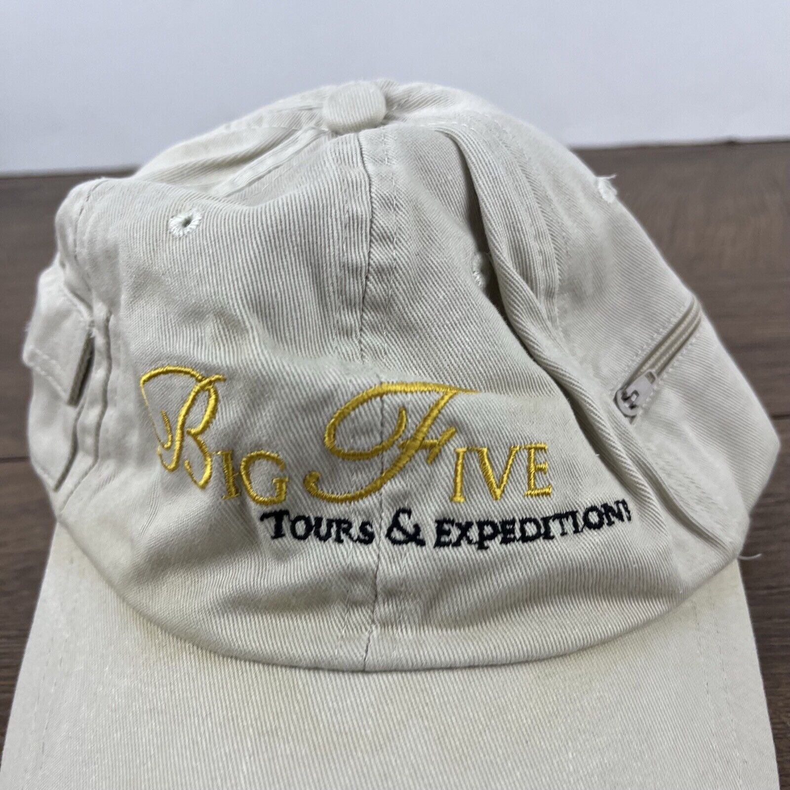 Other Big Five Hat Tours Expeditions Hat Brown Cap Adjustable Brow Size ONE SIZE - 7 Thumbnail