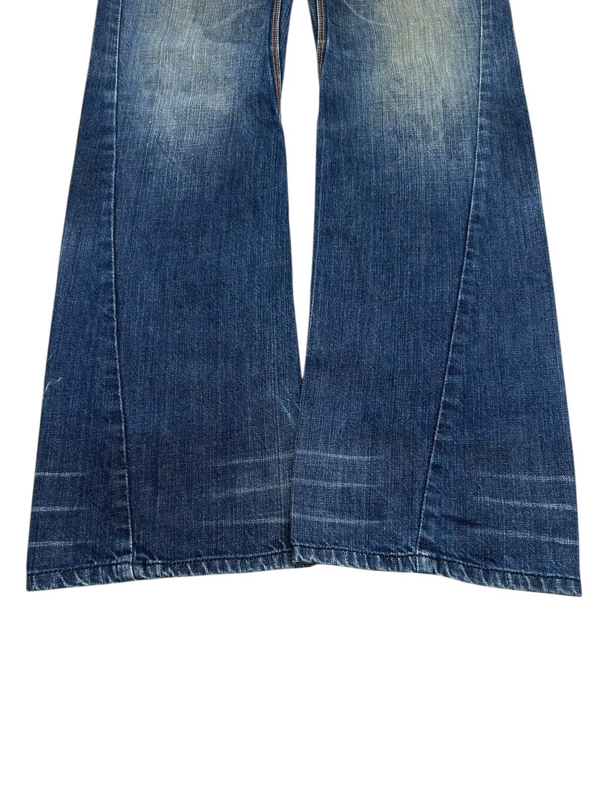 Japanese Brand Y2k Hideaways Nicole Mud Wash Rivet Button Size US 31 - 6 Thumbnail