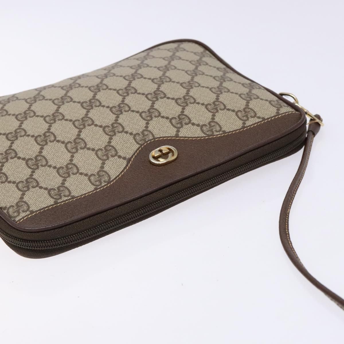 Gucci GUCCI GG Supreme Shoulder Bag Pvc Beige Gold 156 02 068 Size ONE SIZE - 6 Thumbnail