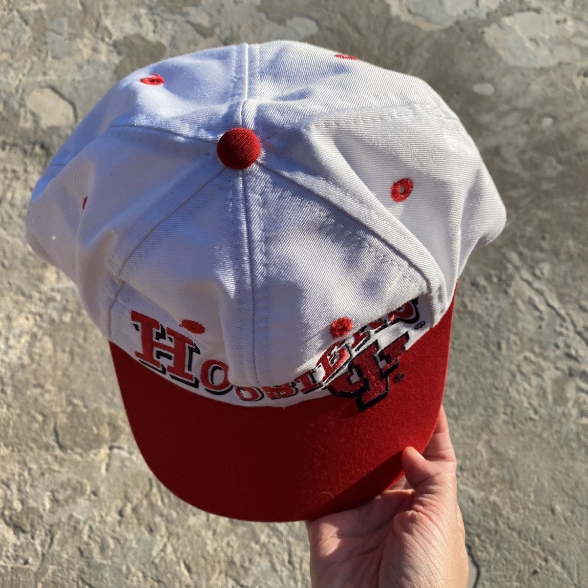 The Game Vintage 90s Indiana Hoosiers Hat Adjustable Snapback NCAA Size ONE SIZE - 4 Thumbnail