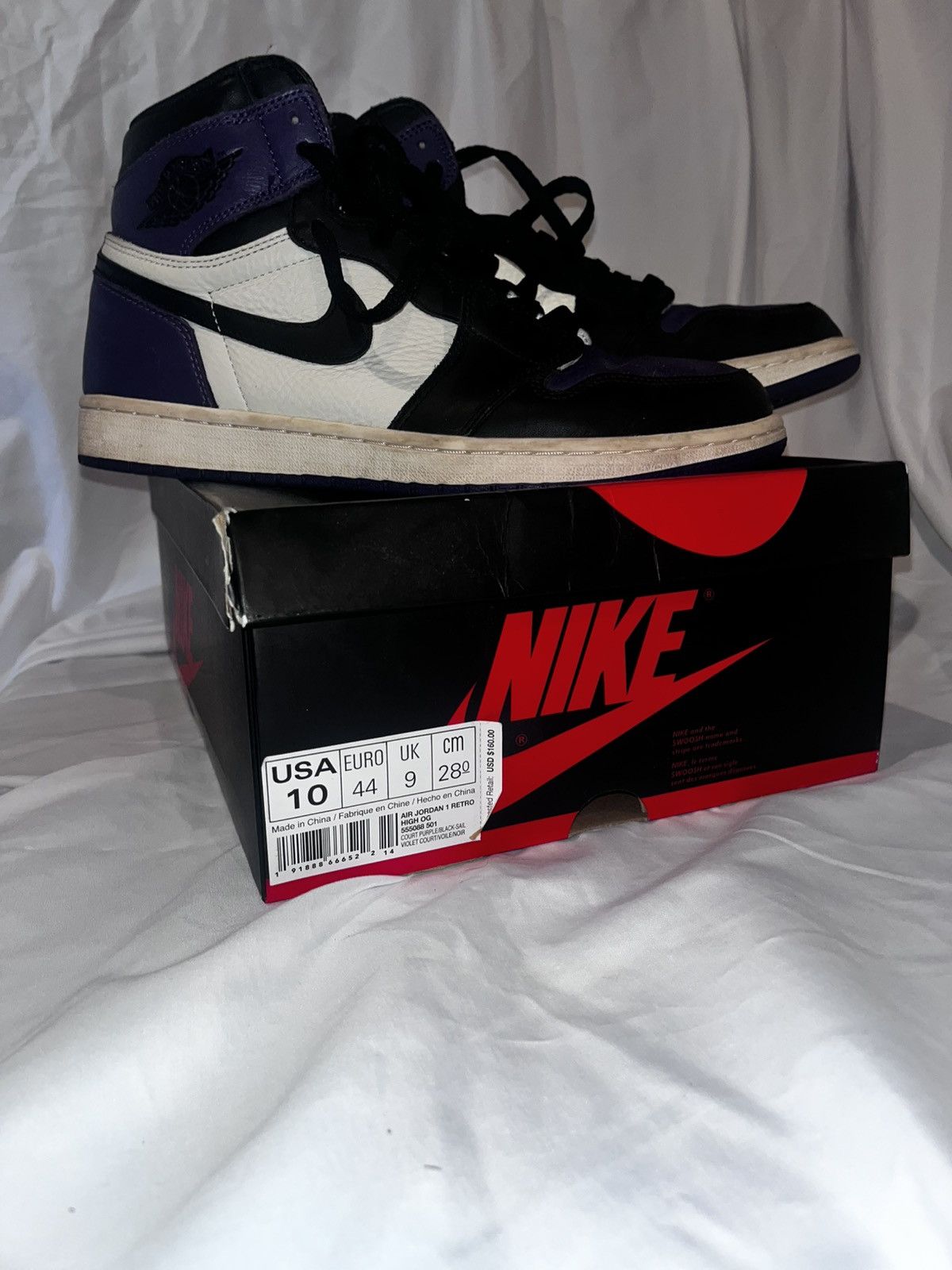 Jordan Brand Jourdan 1 Court purple Size US 10 / EU 43 - 8 Thumbnail
