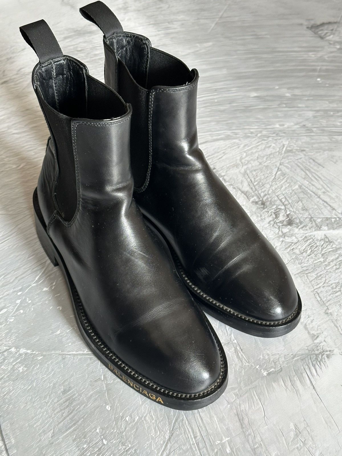 Balenciaga 🔥Balenciaga Chelsea Boots Size US 7 / IT 37 - 3 Thumbnail