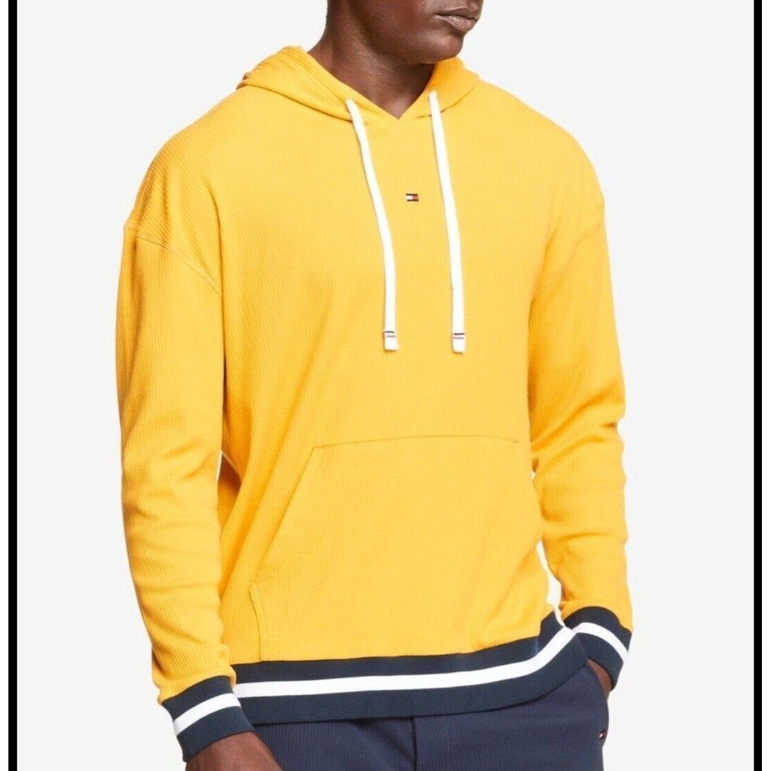 Tommy Hilfiger Men's Tommy Hilfiger Ribbed Hoodie. Size XL. New With Tags Size US XL / EU 56 / 4 - 1 Thumbnail