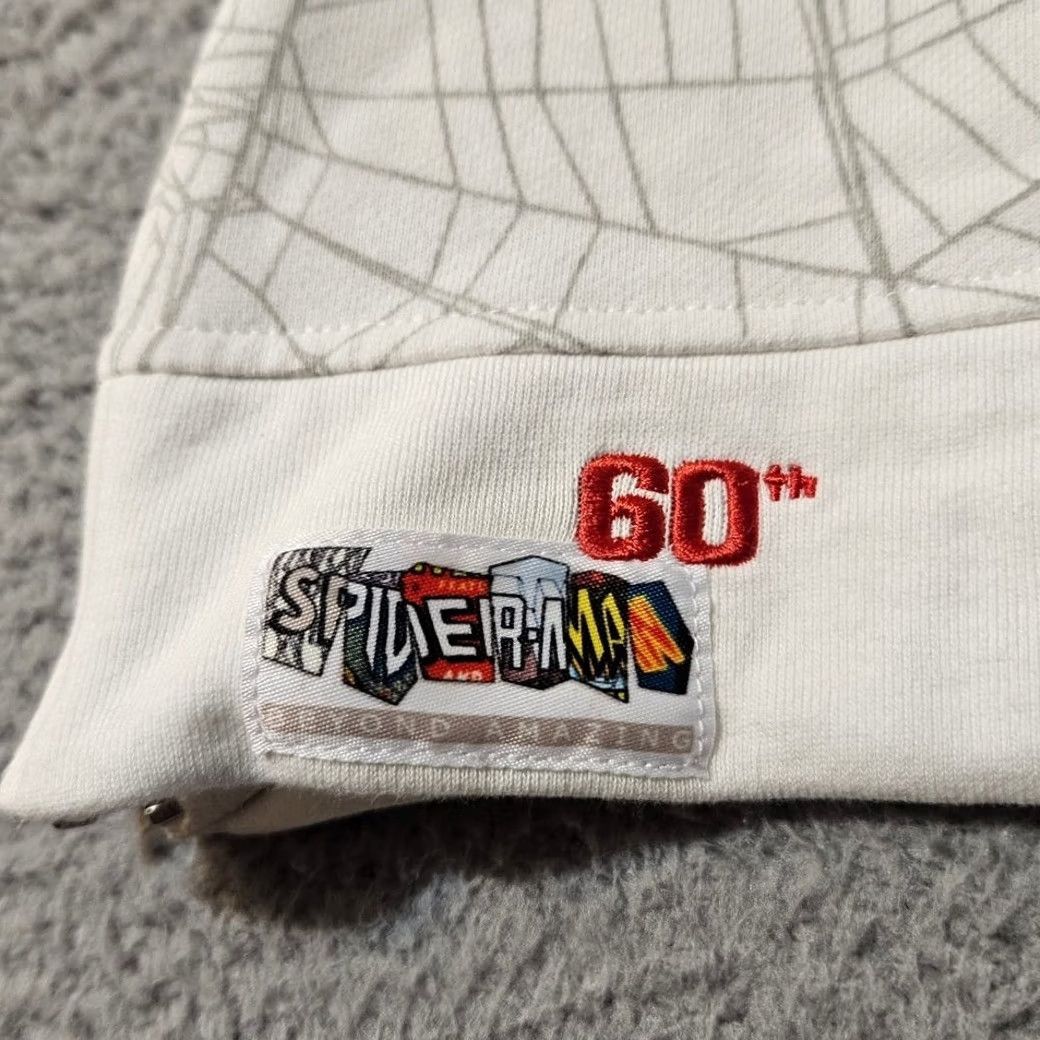 Disney Disney Parks Marvel Spider Man 60th Anniversary Hoodie T Ashley Eckstein 2XL XXL Sweatshirt White Pullover Men Graphic Size US XXL / EU 58 / 5 - 4 Thumbnail