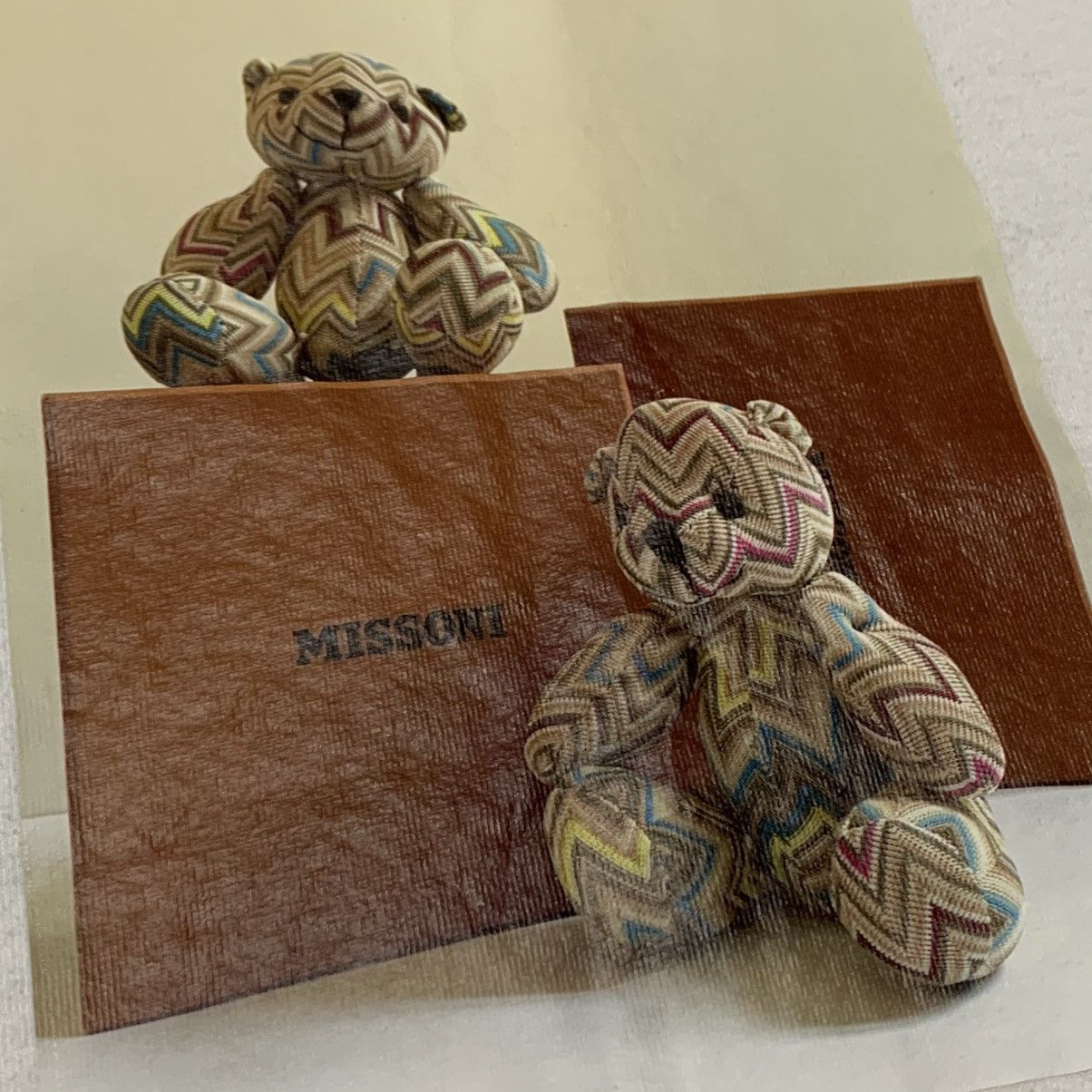 Palm Angels Palm Angels Medium Missoni Bear White Tee Size US M / EU 48-50 / 2 - 4 Thumbnail