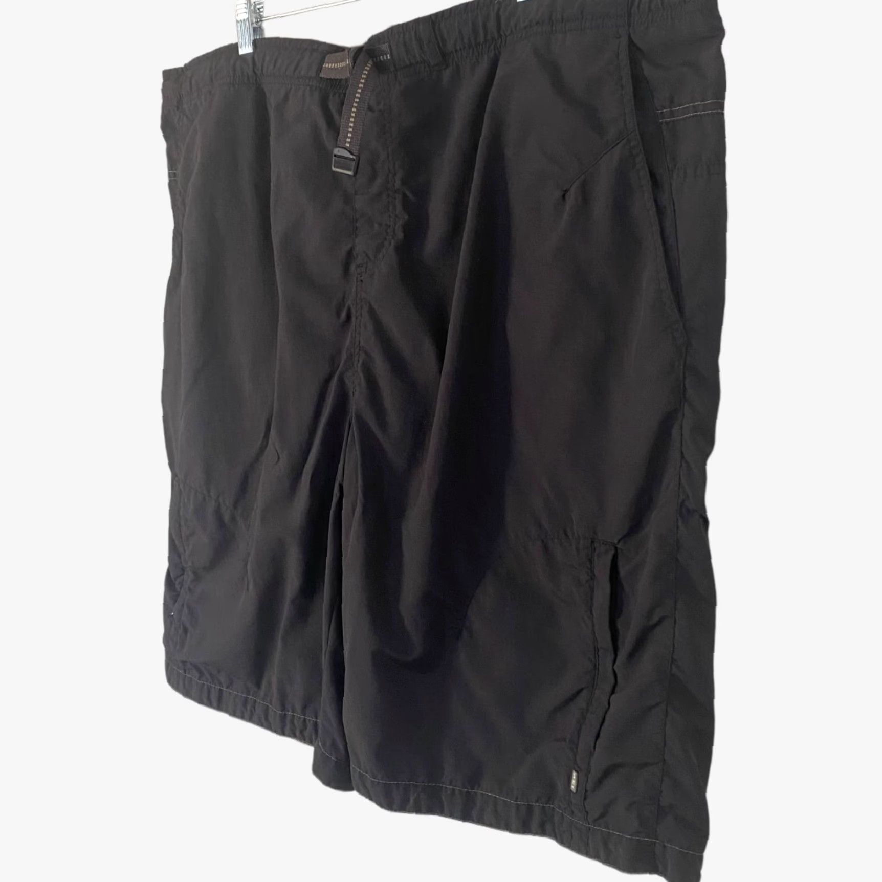 Vintage REI Cargo Hiking Shorts Mens 2XL Gray Nylon Belted Lined Pockets Rip Stop Utility Cargo Pro Size US 39 - 2 Thumbnail