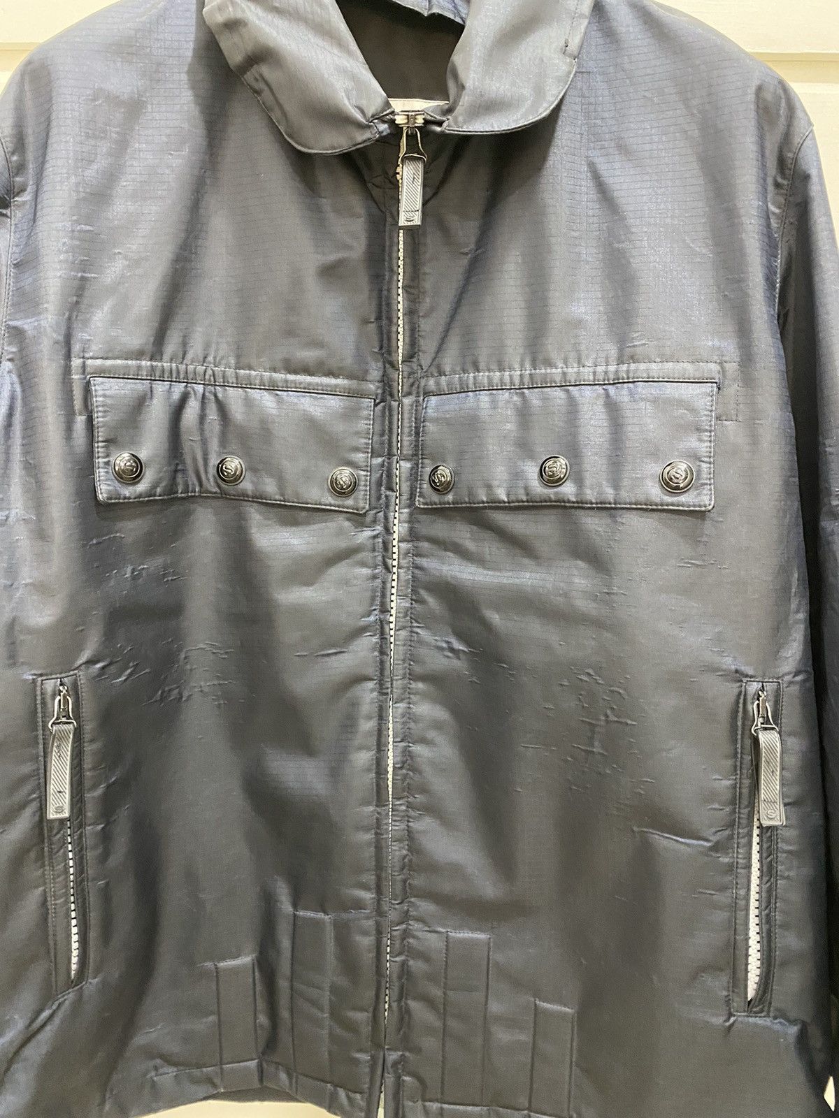 Massimo Osti Superga X Massimo Osti jacket, size XL, blue, used, Size US XL / EU 56 / 4 - 2 Thumbnail