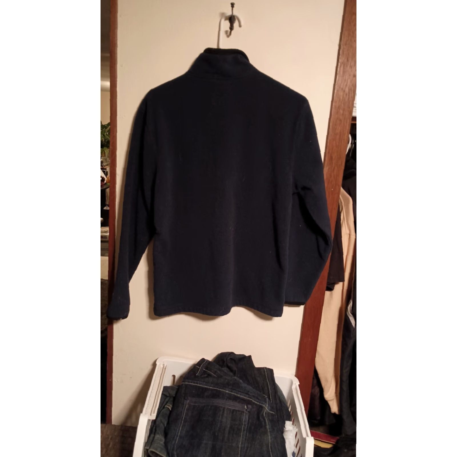 Old Navy Old Navy Blue Fleece Sweater 1/4 Zip Logo Raised Letters Vintage Regular Small Mens Casual Size US S / EU 44-46 / 1 - 2 Thumbnail