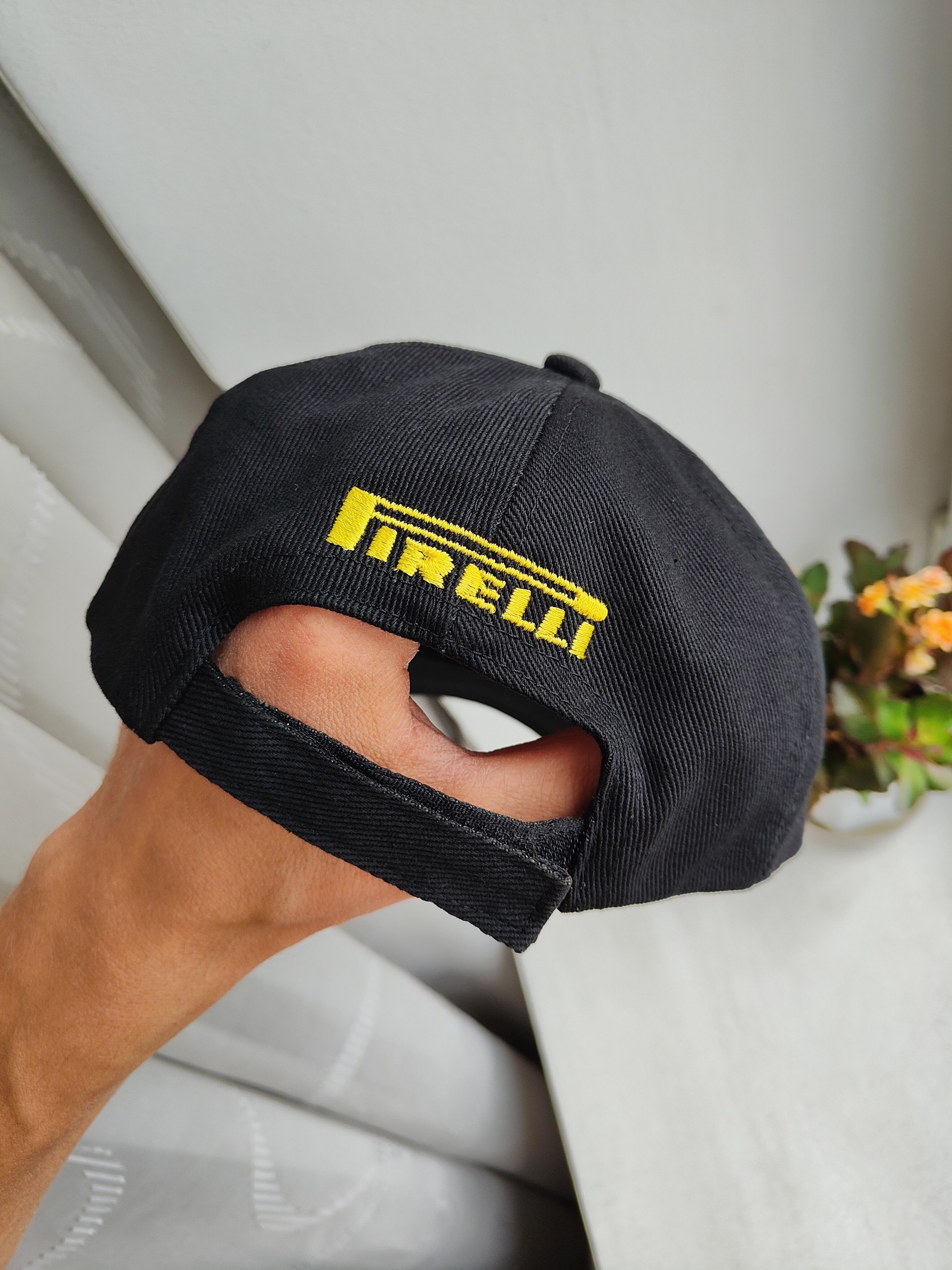 Pirelli × Vintage Vintage 90s Pirelli Cap Rare Pirelli Racing Cap Hat Size ONE SIZE - 7 Thumbnail