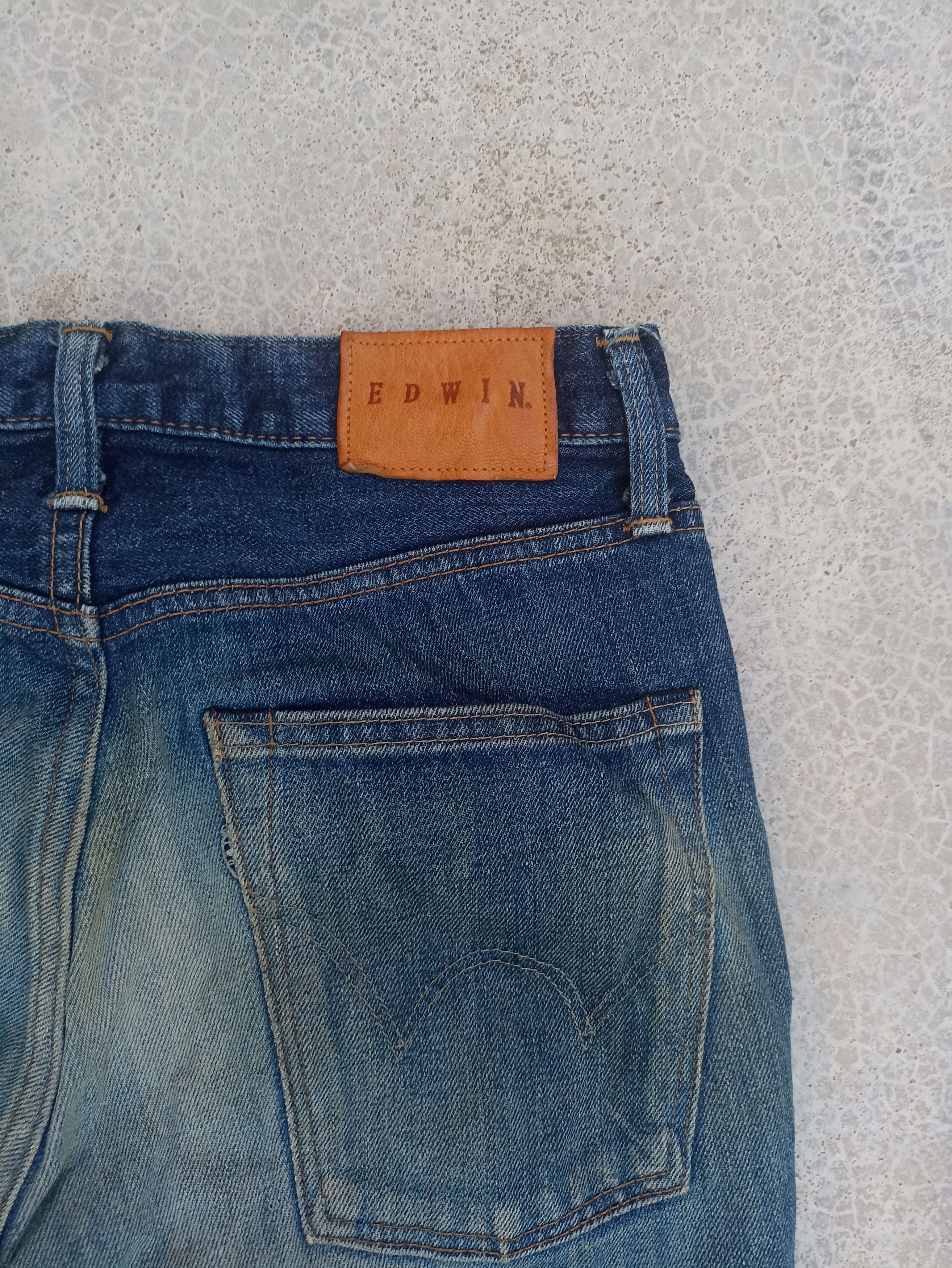 Beauty Beast Vintage Edwin jeans distressed If six was nine Size US 30 / EU 46 - 4 Thumbnail