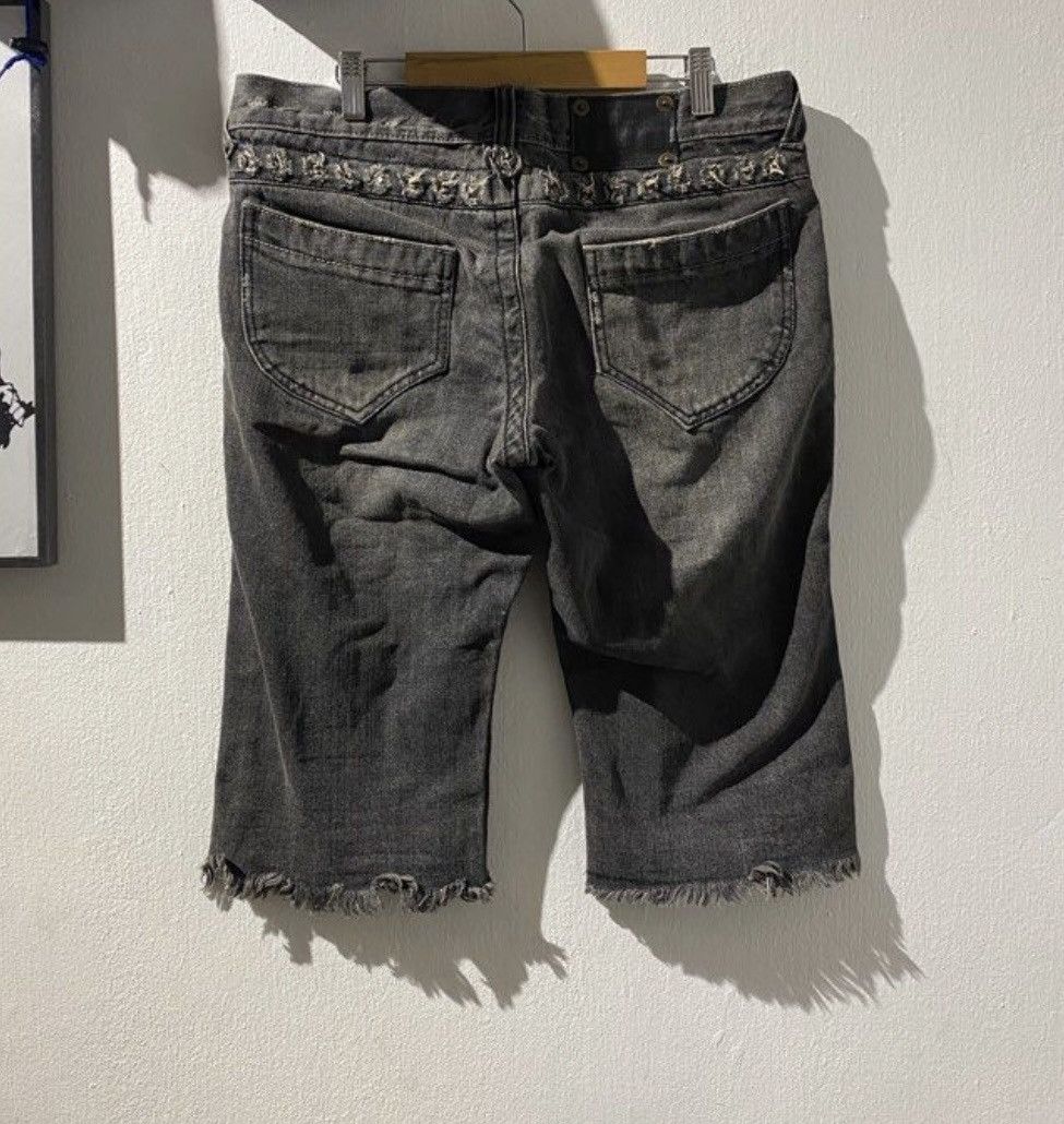 14th Addiction SICK PUNK🔥SEMANTIC STUDDED Flare distressed Size US 35 - 2 Thumbnail