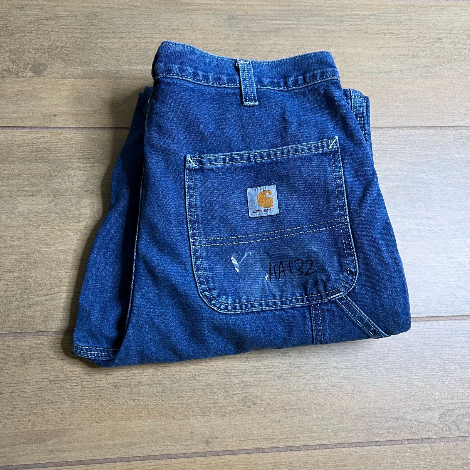 Carhartt Vintage Carhartt Jeans Mens 34x32.5 Carpenter Dungaree Y2K Size US 34 / EU 50 - 7 Thumbnail