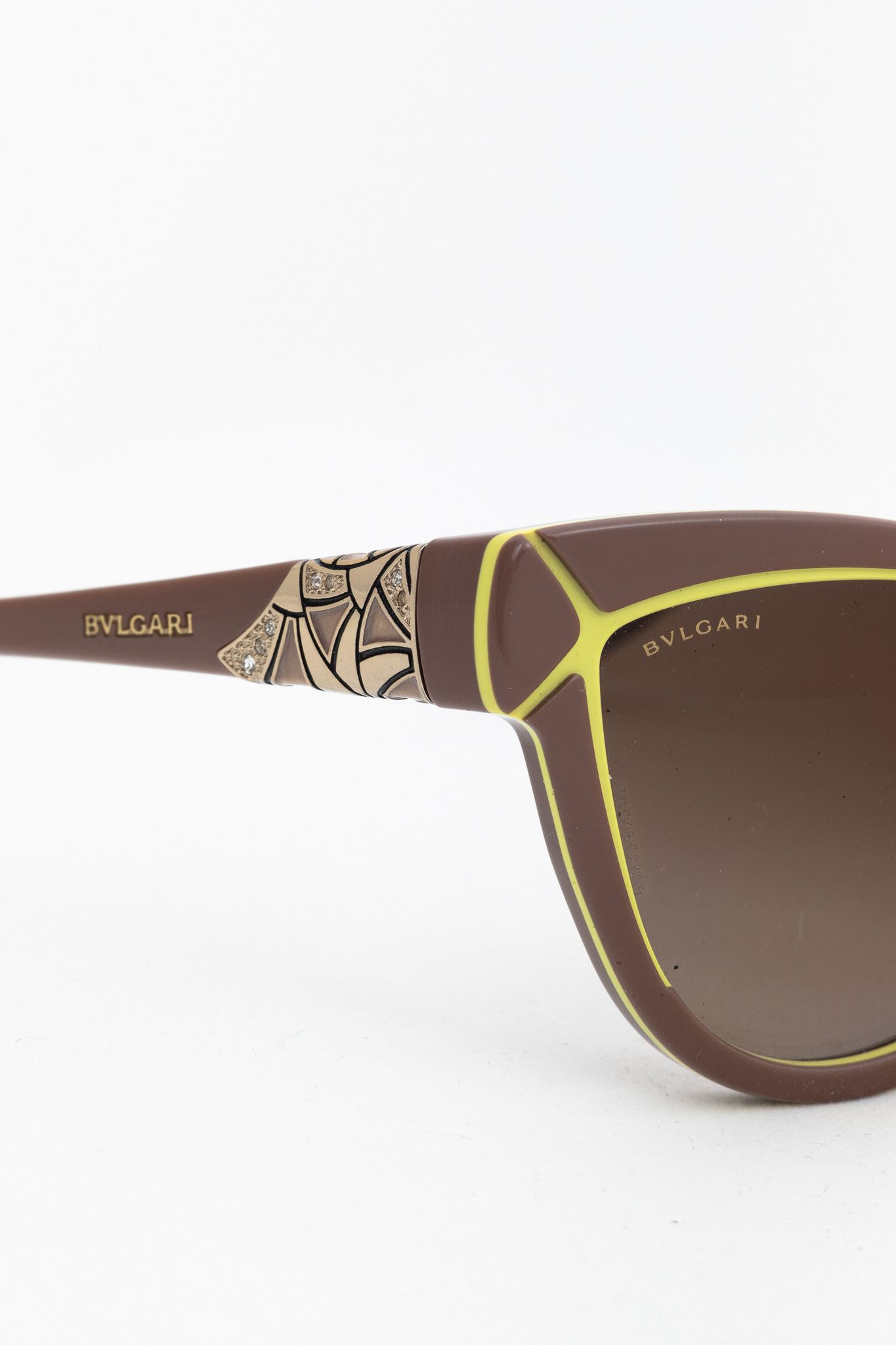 Bvlgari Bvlgari Diva Divina 8156B Crystal Cat-Eye Sunglasses Size ONE SIZE - 6 Thumbnail