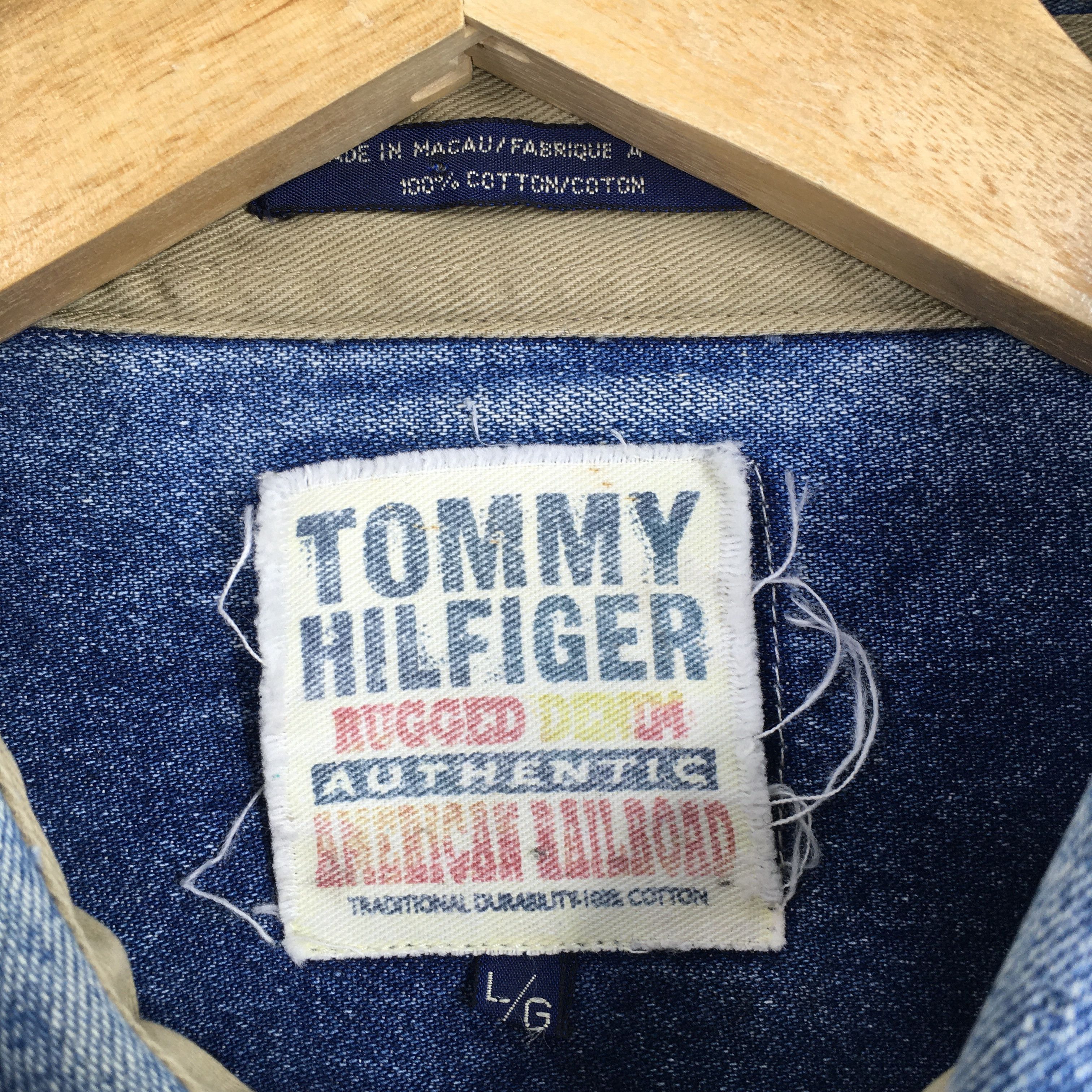 Tommy Hilfiger × Vintage Vintage Tommy Hilfiger Denim Oxfords Large Size US L / EU 52-54 / 3 - 5 Thumbnail