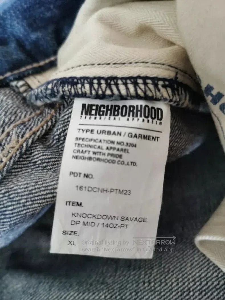 Neighborhood Neighborhood NB HD 16as Denim Jeans. Size US 34 / EU 50 - 5 Thumbnail