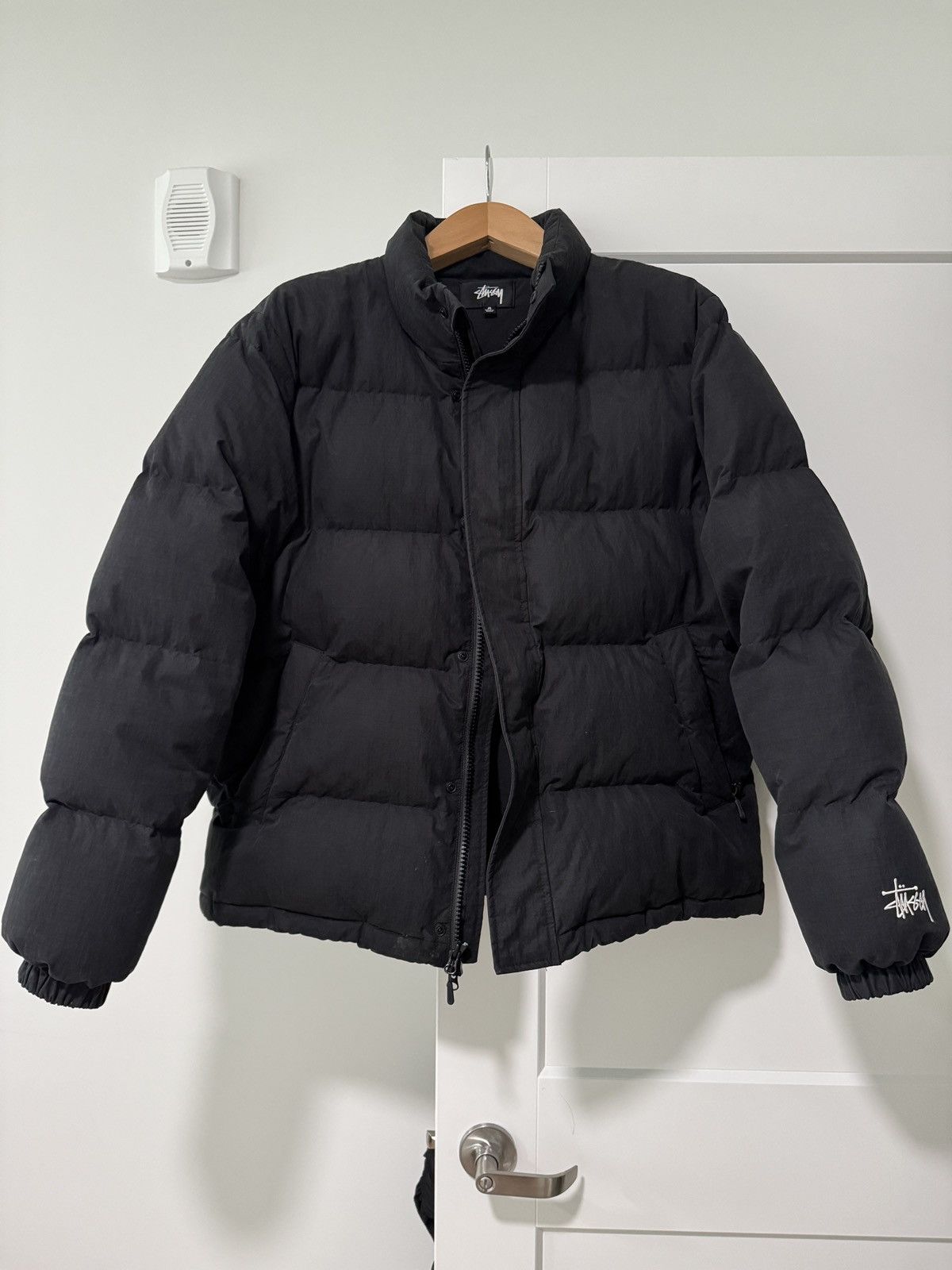 ジャケット・アウター Stussy Micro Ripstop Down Parka Black M Down Parka Micro Ripstop – Phantom Black | Outerwear | Stüssy