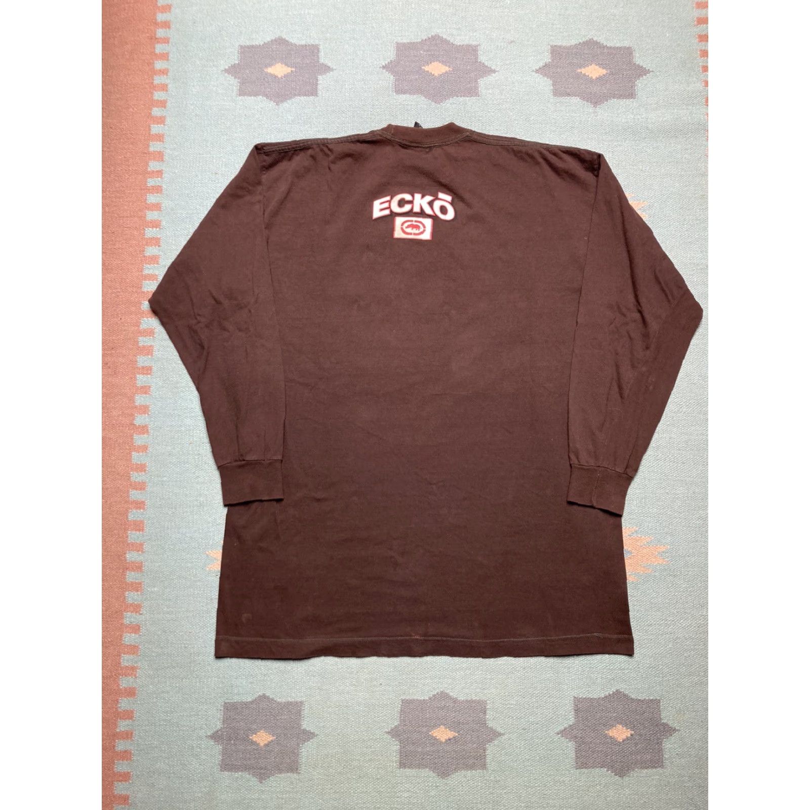 Ecko Unltd. VINTAGE Ecko Unltd Long Sleeve T-Shirt Hip Hop Graffiti Grunge XXL Men Brown T-Shirt Size US XXL / EU 58 / 5 - 7 Thumbnail