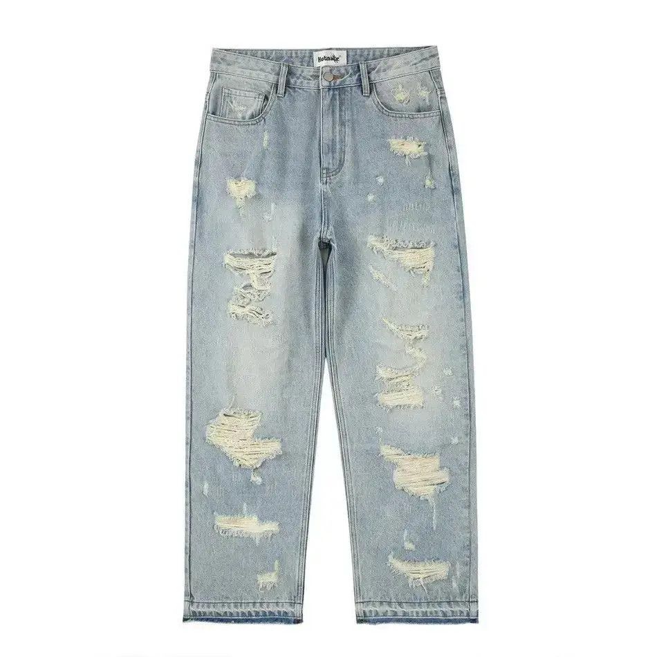 Japanese Brand Oversized jeans baggy cargo pants hip-hop style wide leg Y2K Size US 32 / EU 48 - 5 Thumbnail