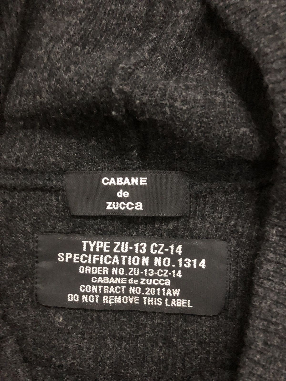 CABANE de ZUCCa × Issey Miyake × Japanese Brand CABANE DE ZUCCA BLACK KNIT SWEATER HOODED Size US M / EU 48-50 / 2 - 9 Thumbnail