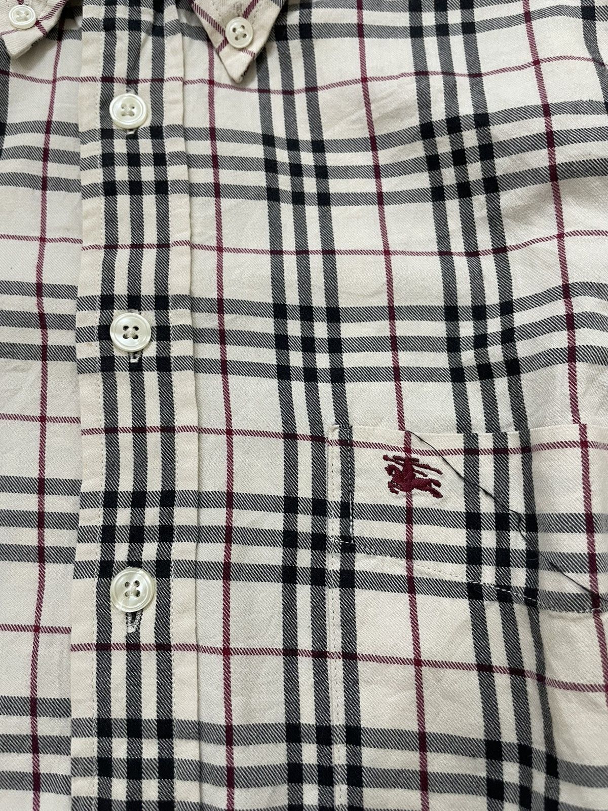 Burberry Burberry Vintage Plaid Shirt Y2K Hysteric Streetwear Ifsix Size US XL / EU 56 / 4 - 5 Thumbnail