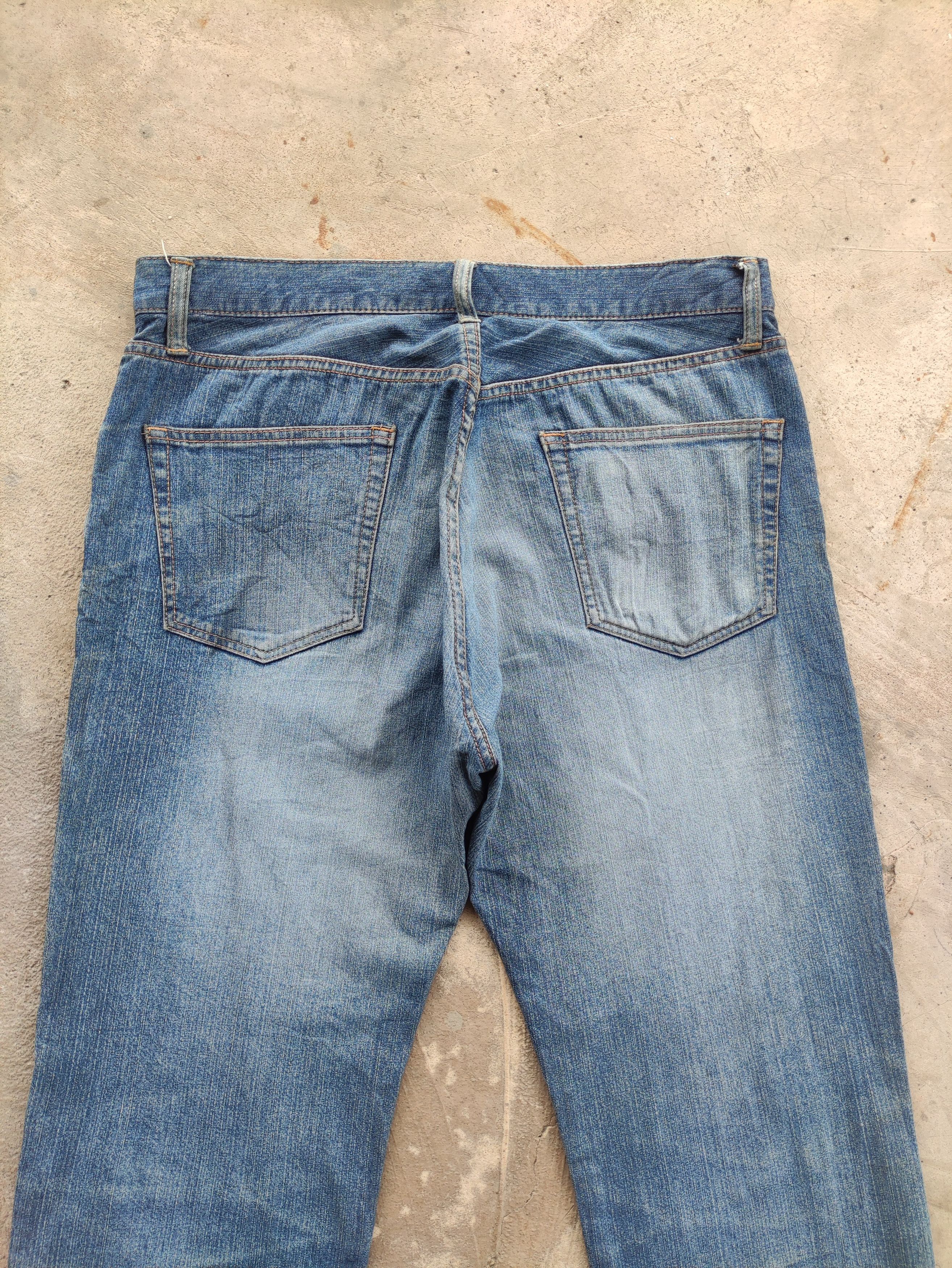 Japanese Brand Vintage Japanese Jean Baggy Denim Distressed Faded Size US 36 / EU 52 - 10 Thumbnail