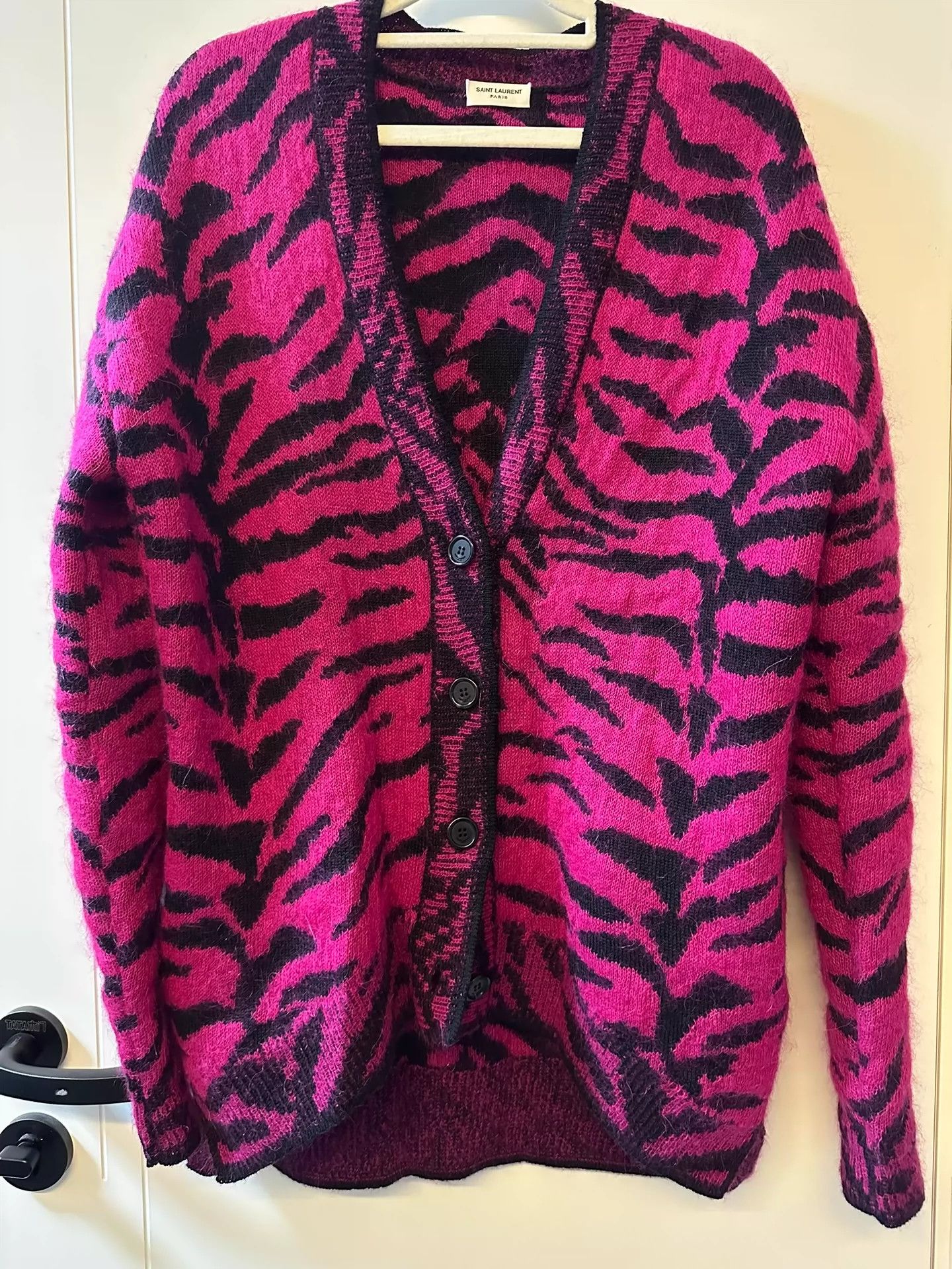 Saint Laurent Paris Saint Laurent Paris Leopard print mohair sweater Size US XS / EU 42 / 0 - 1 Thumbnail