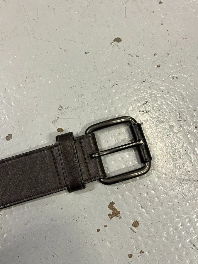 Vintage Bottega Veneta Woven Black Leather Belt Size ONE SIZE - 7 Thumbnail