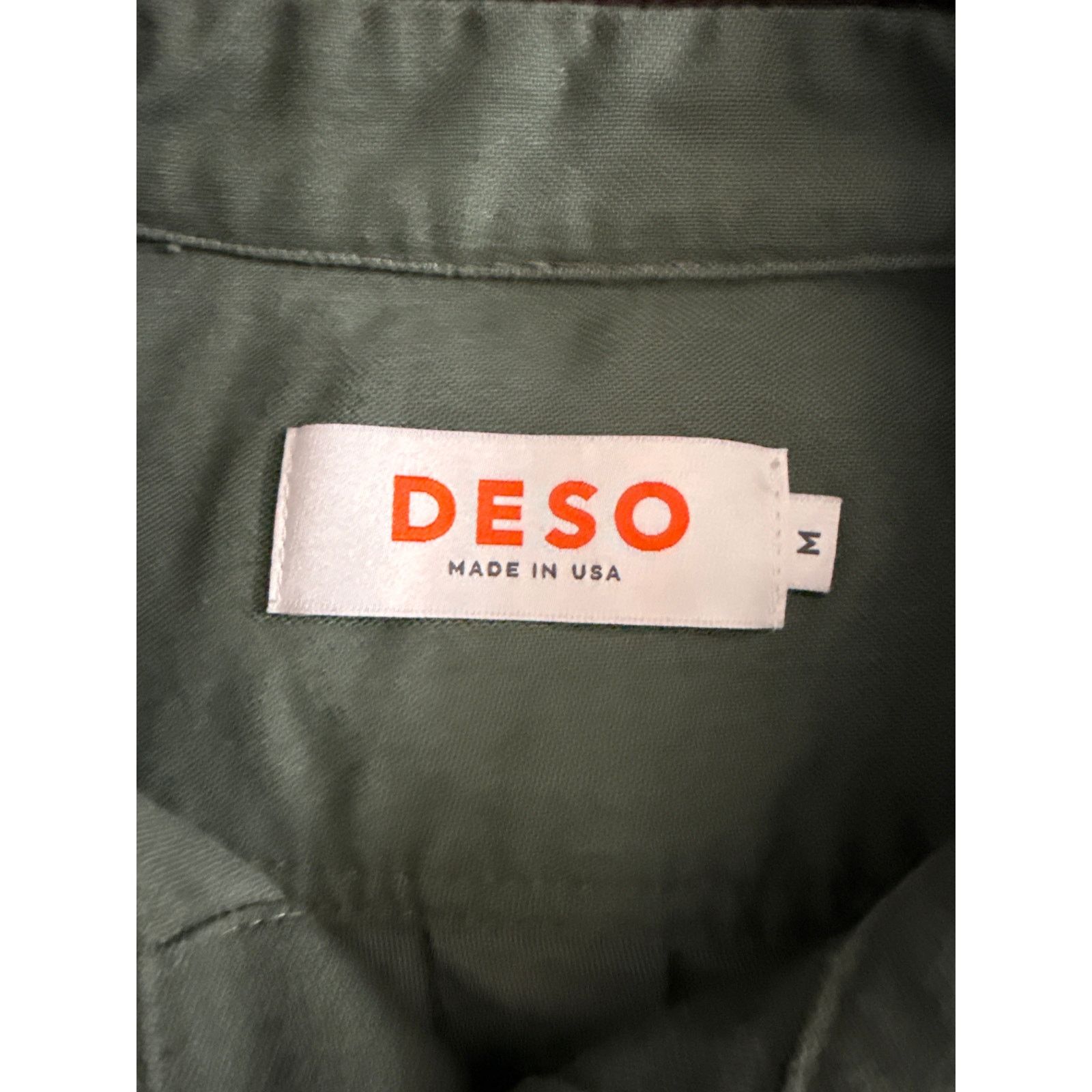Other Deso Workshop Shacket Shirt Jacket in Dark Sage Green Size US M / EU 48-50 / 2 - 6 Thumbnail