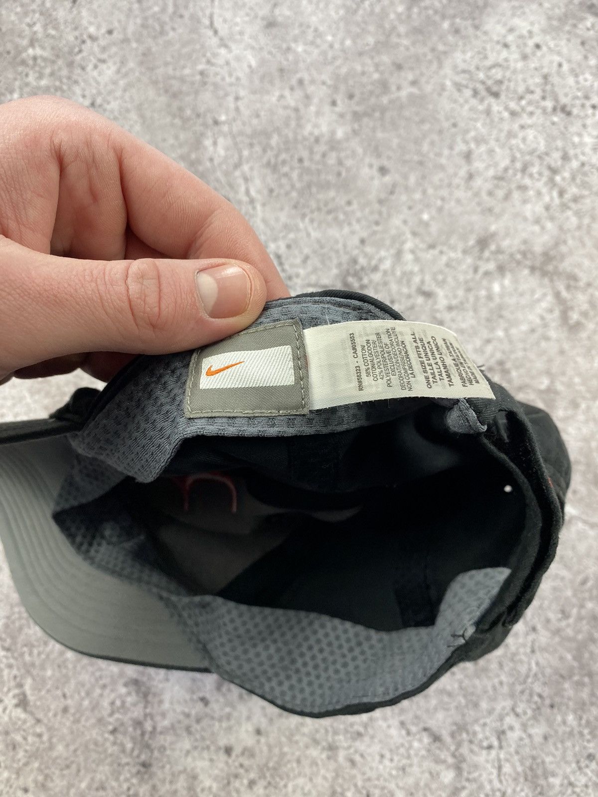 Nike × Vintage Vintage Mans Nike RF Roger Federer Y2K Faded Cap Hat Size ONE SIZE - 7 Thumbnail
