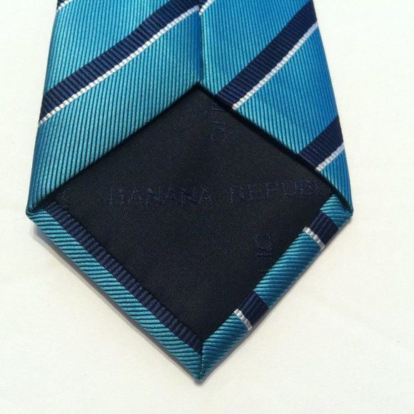 Banana Republic BANANA REPUBLIC MEN'S NEW 100%SILK TIE WIDTH: 2 1/4" Size ONE SIZE - 6 Thumbnail