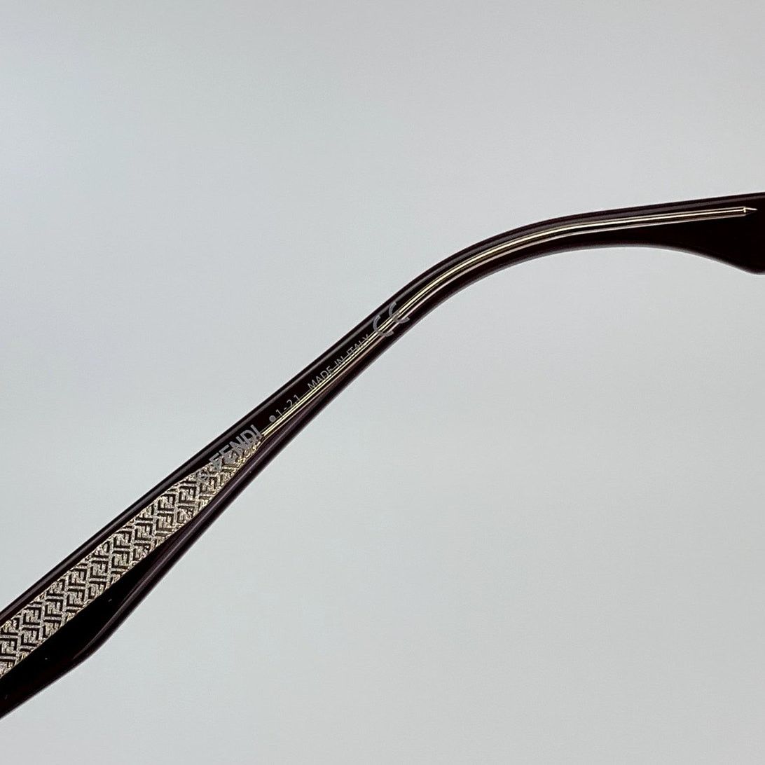 Fendi NEW Fendi Eyeglasses FE50006I 53069 Burgundy Women Authentic Size ONE SIZE - 10 Thumbnail
